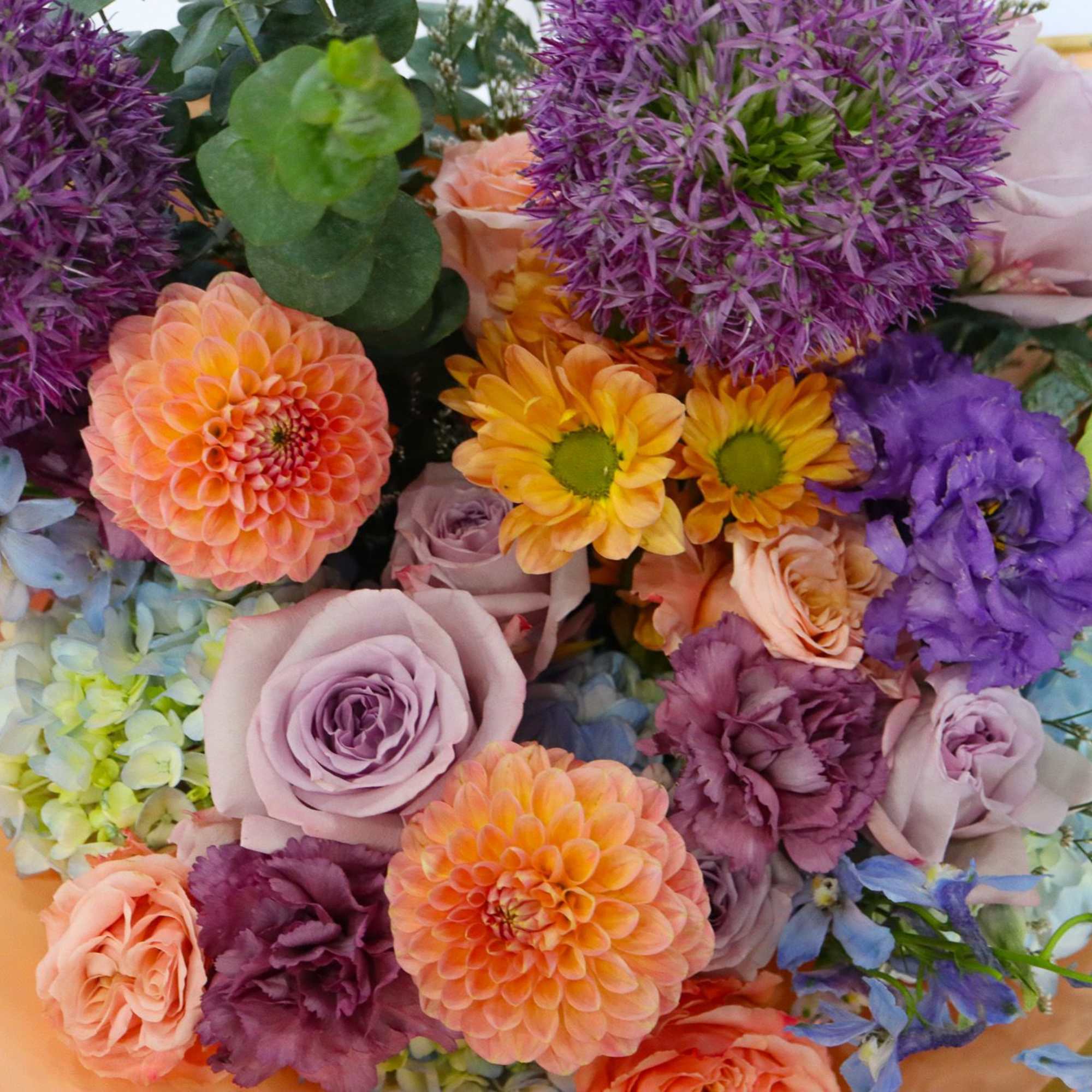 Vibrant Hand-Tied Bouquet (No Vase Included)
Bring color and joy into any space, photo 3 of 4