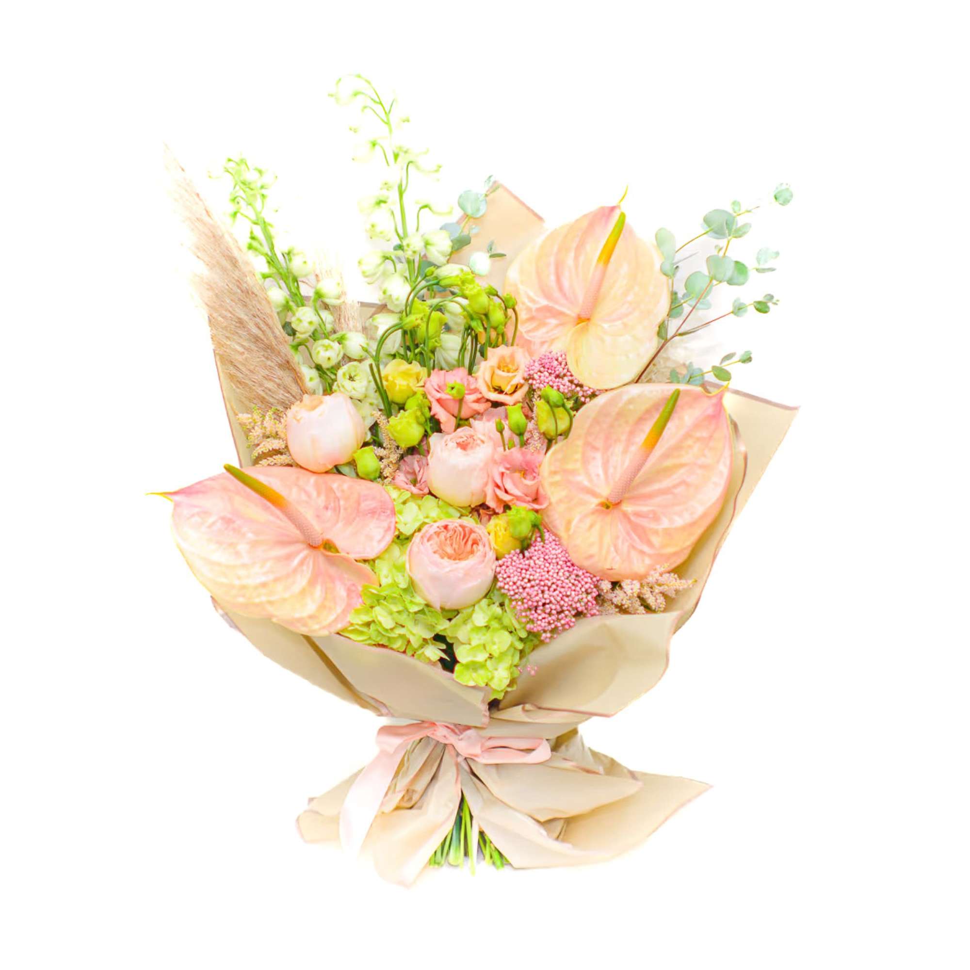 Front side bouquet! Whimsical and elegant, Anette arrangement features a lovely mix, photo 2 of 4