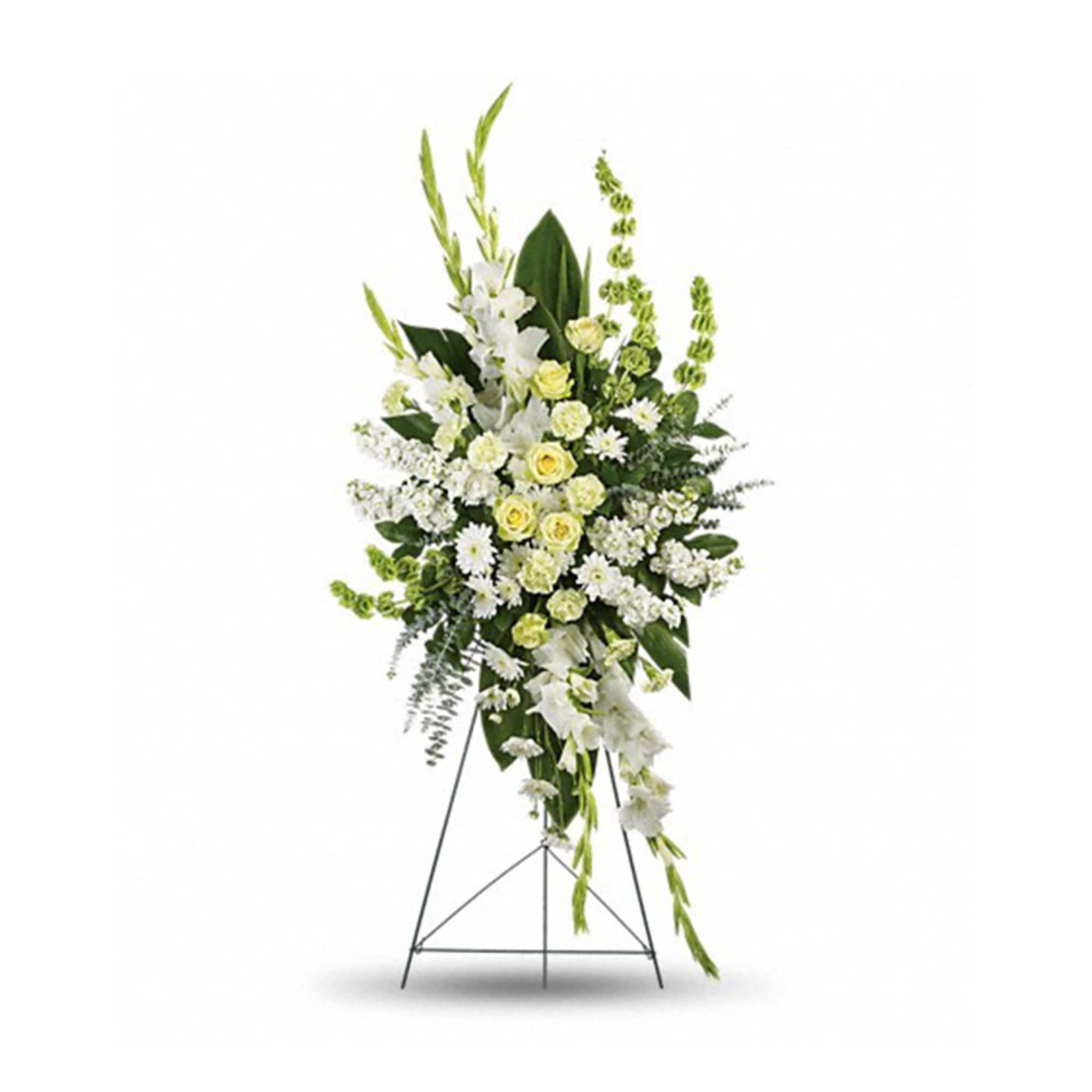 Magnificent Life Standing Spray [T274-1A] by Twin Towers Florist