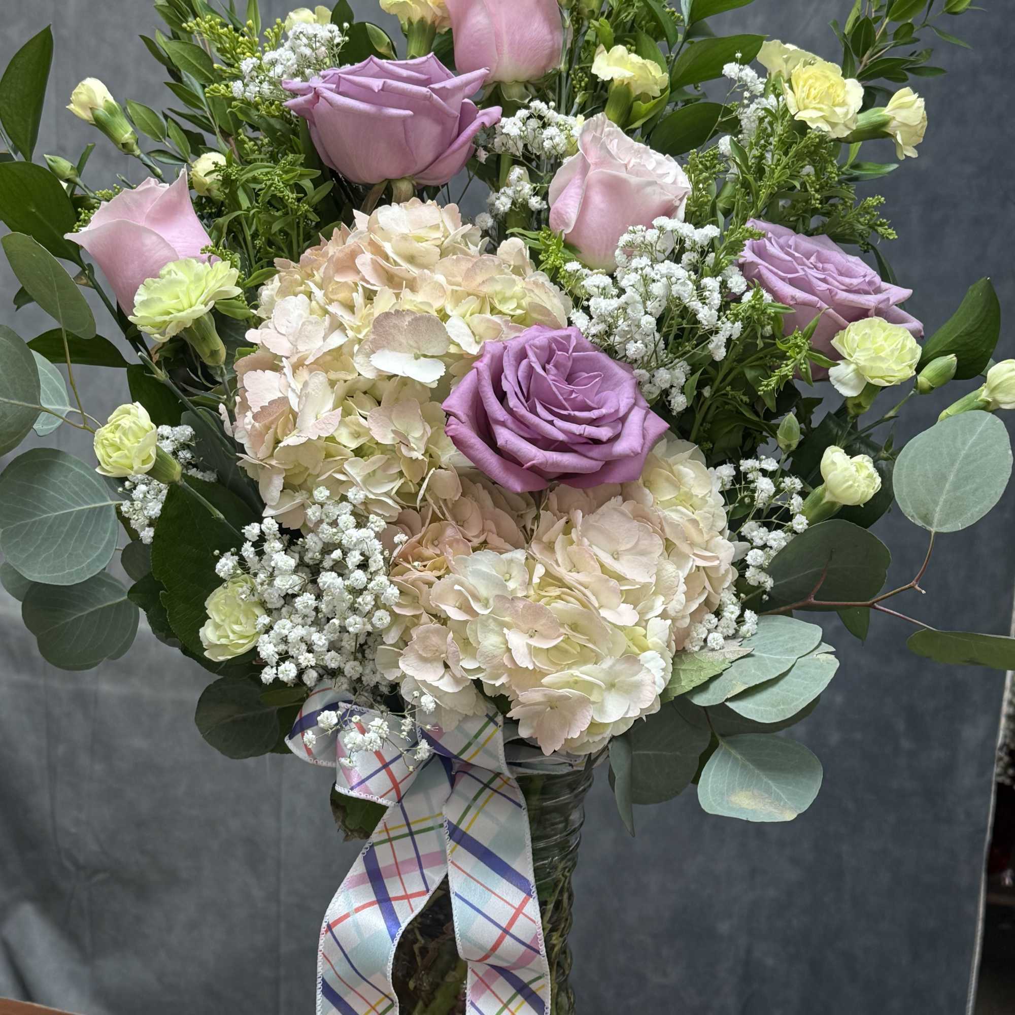 Introducing our new design Pastel Blooms, beautifully arranged with mums, spray roses