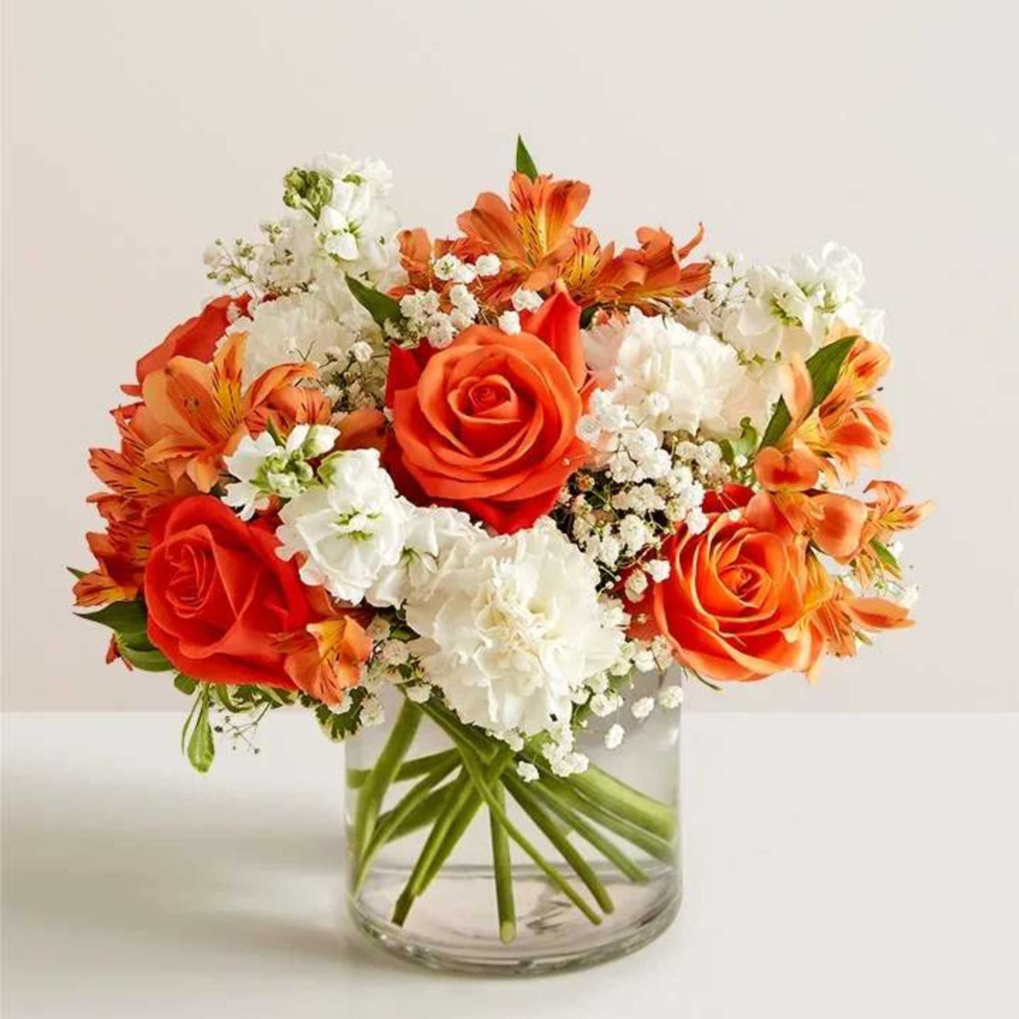 Loving Sentiments&trade; Orange &amp; White
This composition breathes with movement and balance, as
