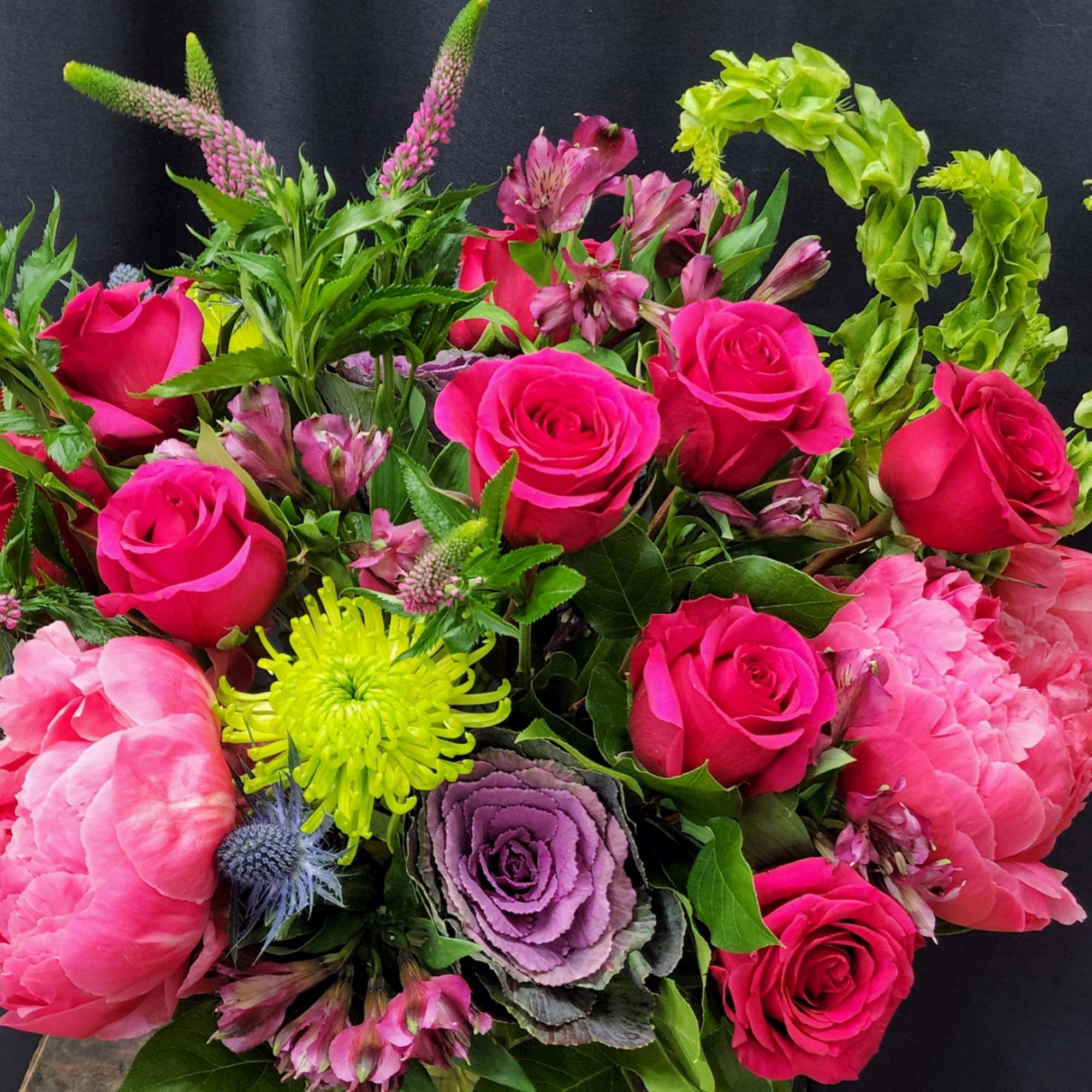 Premium Seasonal blooms like peonies, Ranunculus, Anemones, Garden Rose and  so