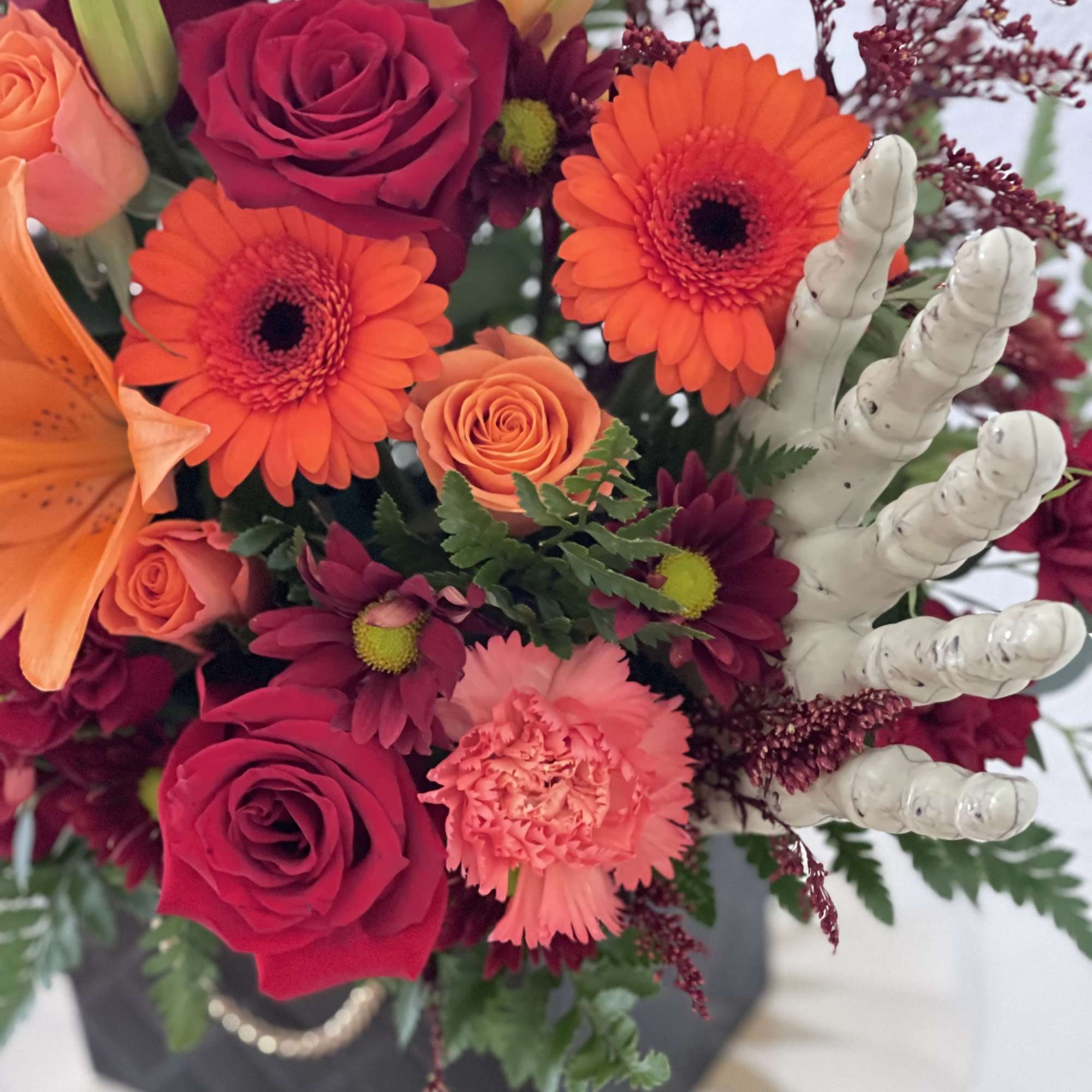 Introducing our Bones &amp; Blooms floral arrangement &ndash; a unique blend of, photo 3 of 4