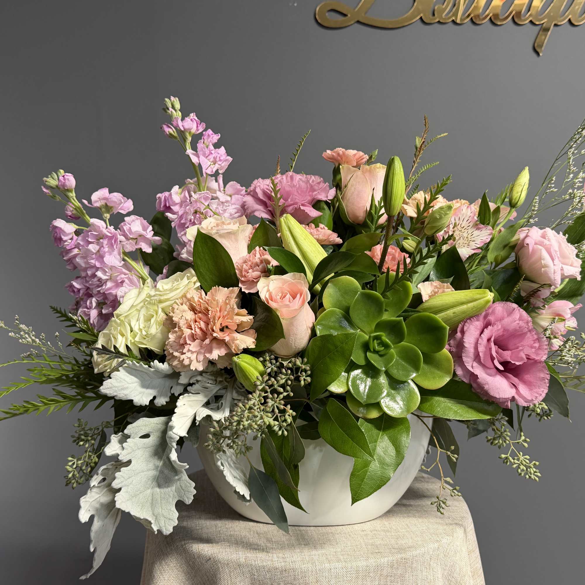 Vase Florist Choice arrangements are a labor of love, meticulously crafted with, photo 5 of 10