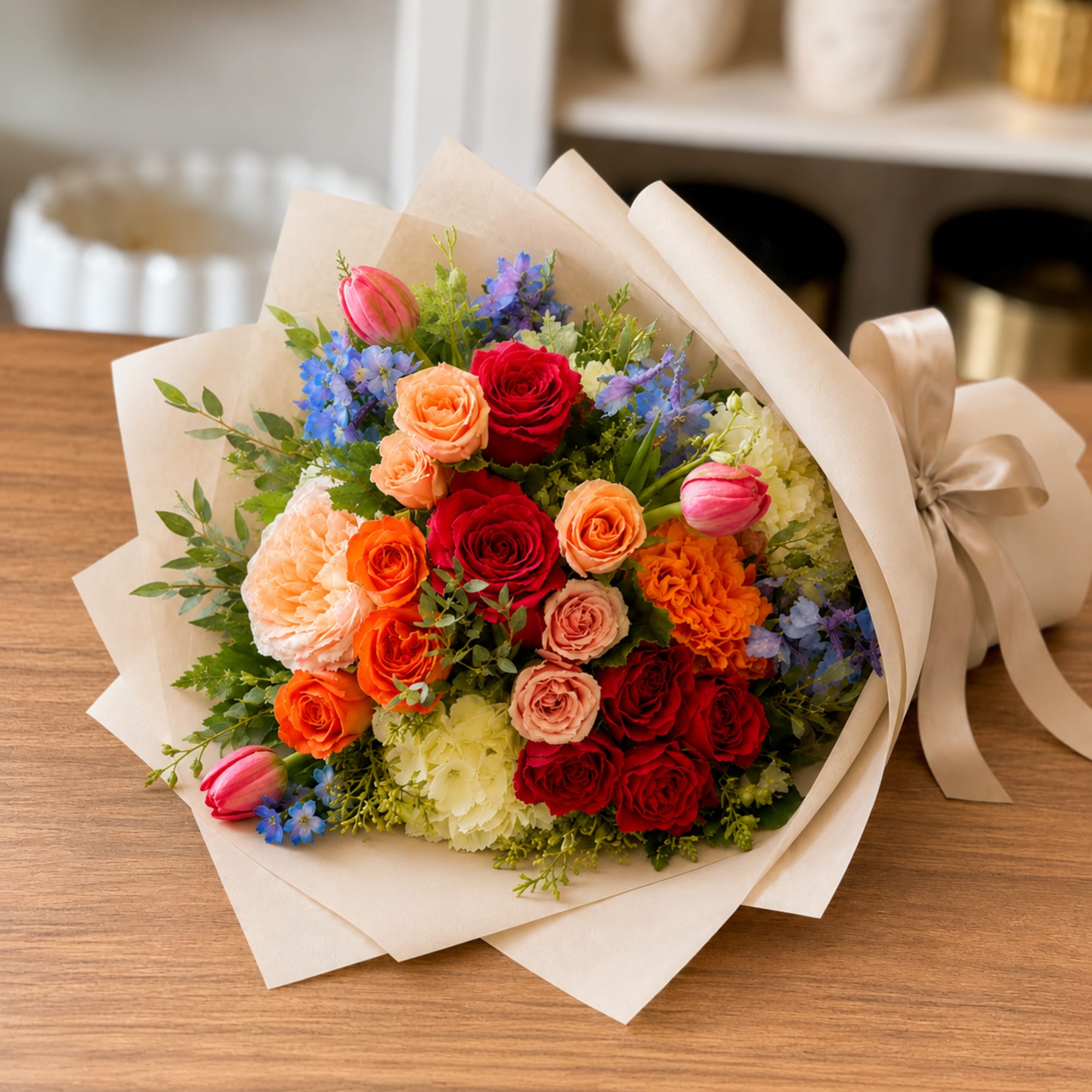 Celebrate life&rsquo;s colorful moments with our Garden Party Bouquet, a cheerful and