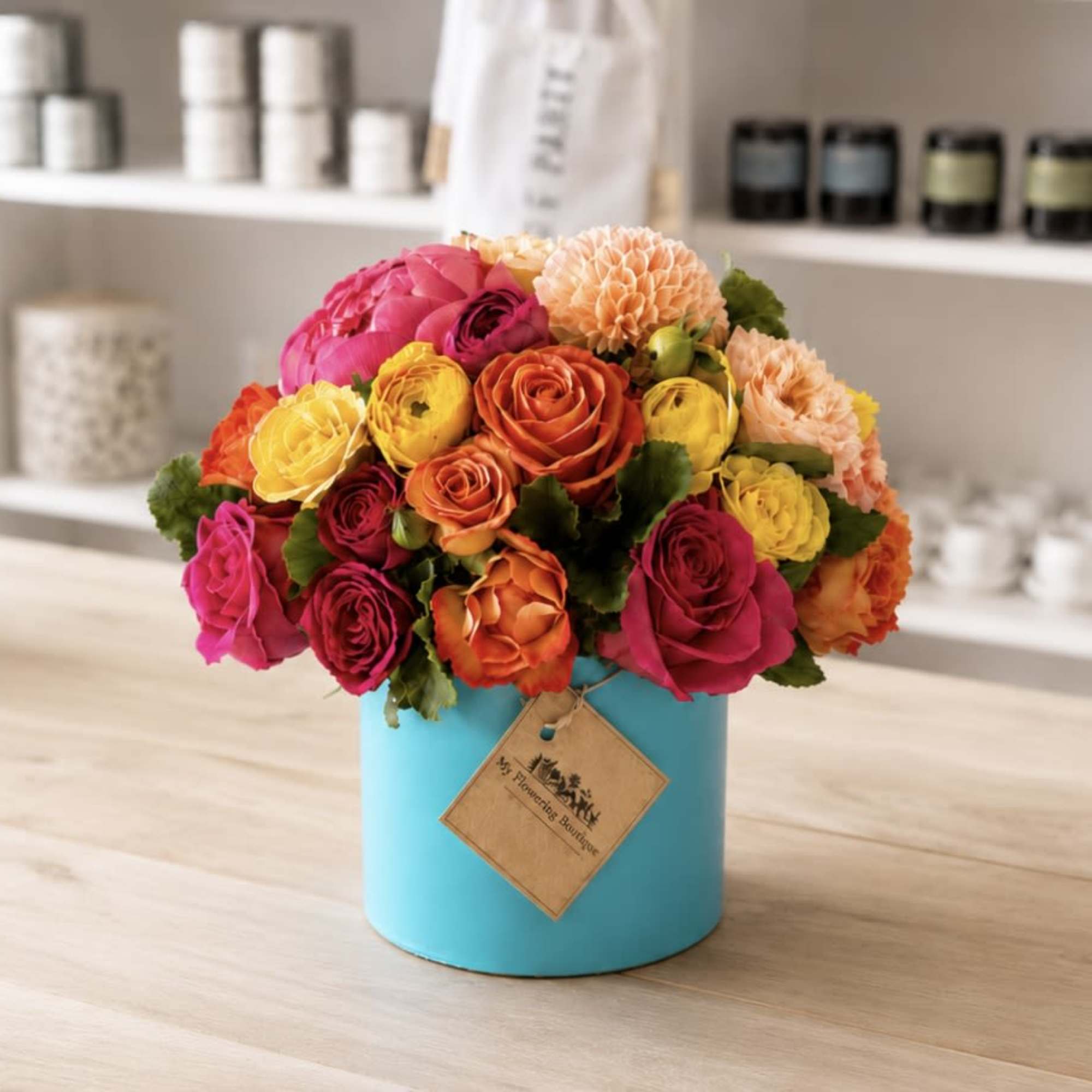 Summer Radiance Arrangement
Bring sunshine indoors with our Summer Radiance Arrangement by My