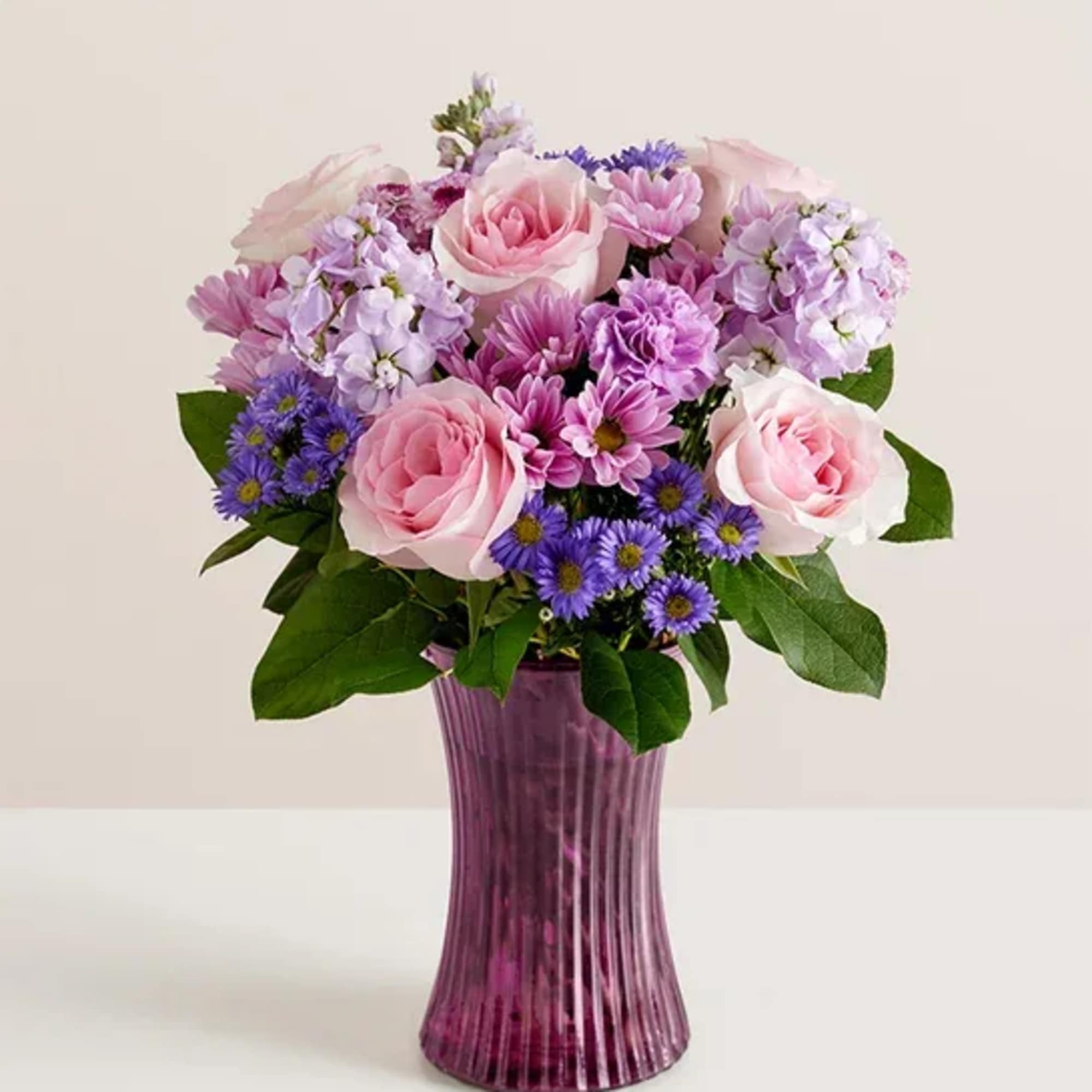 Just like a daydream. Our delightful lavender bouquet is gathered with accents