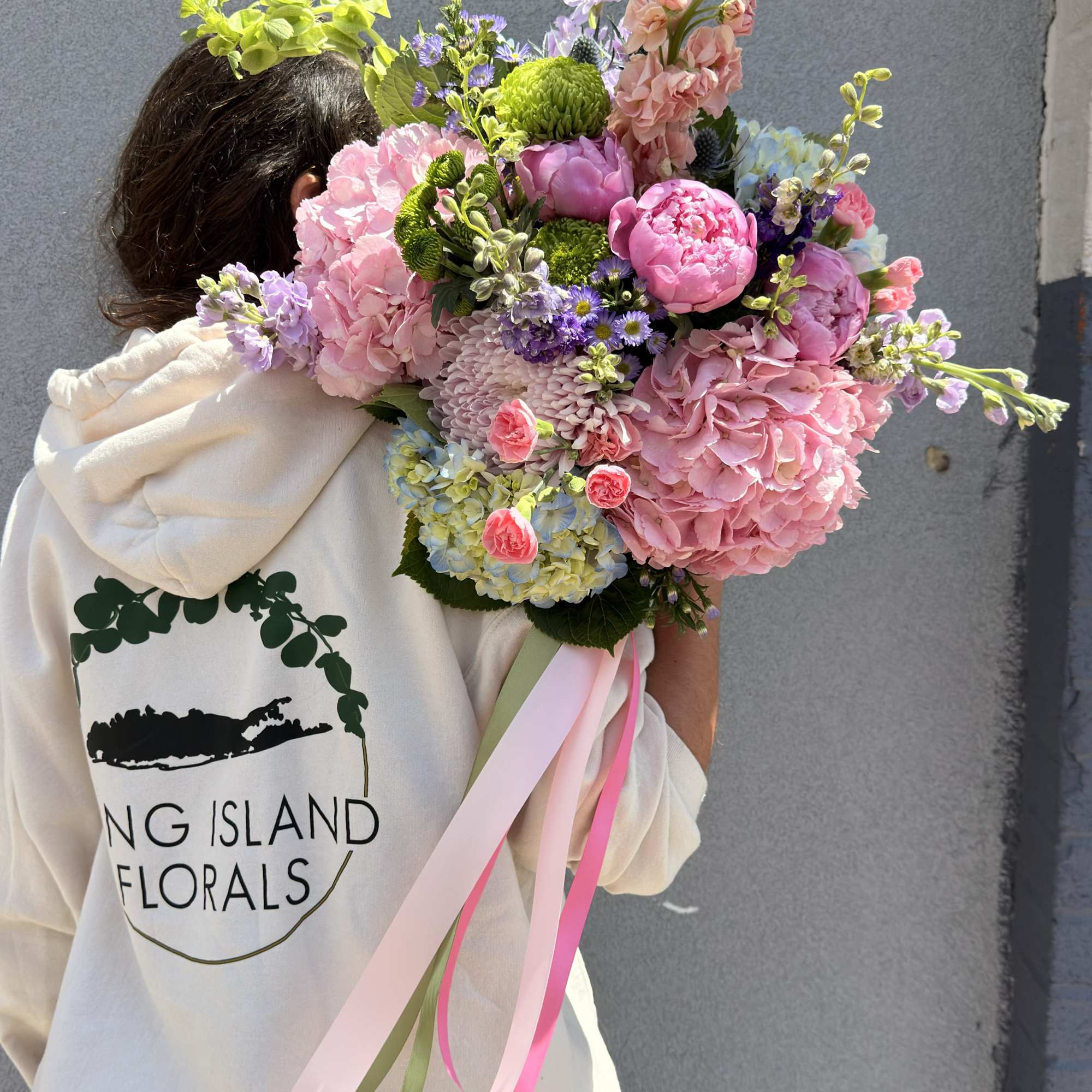 A lush, hand-tied garden bouquet that feels like a spring meadow gathered, photo 2 of 2