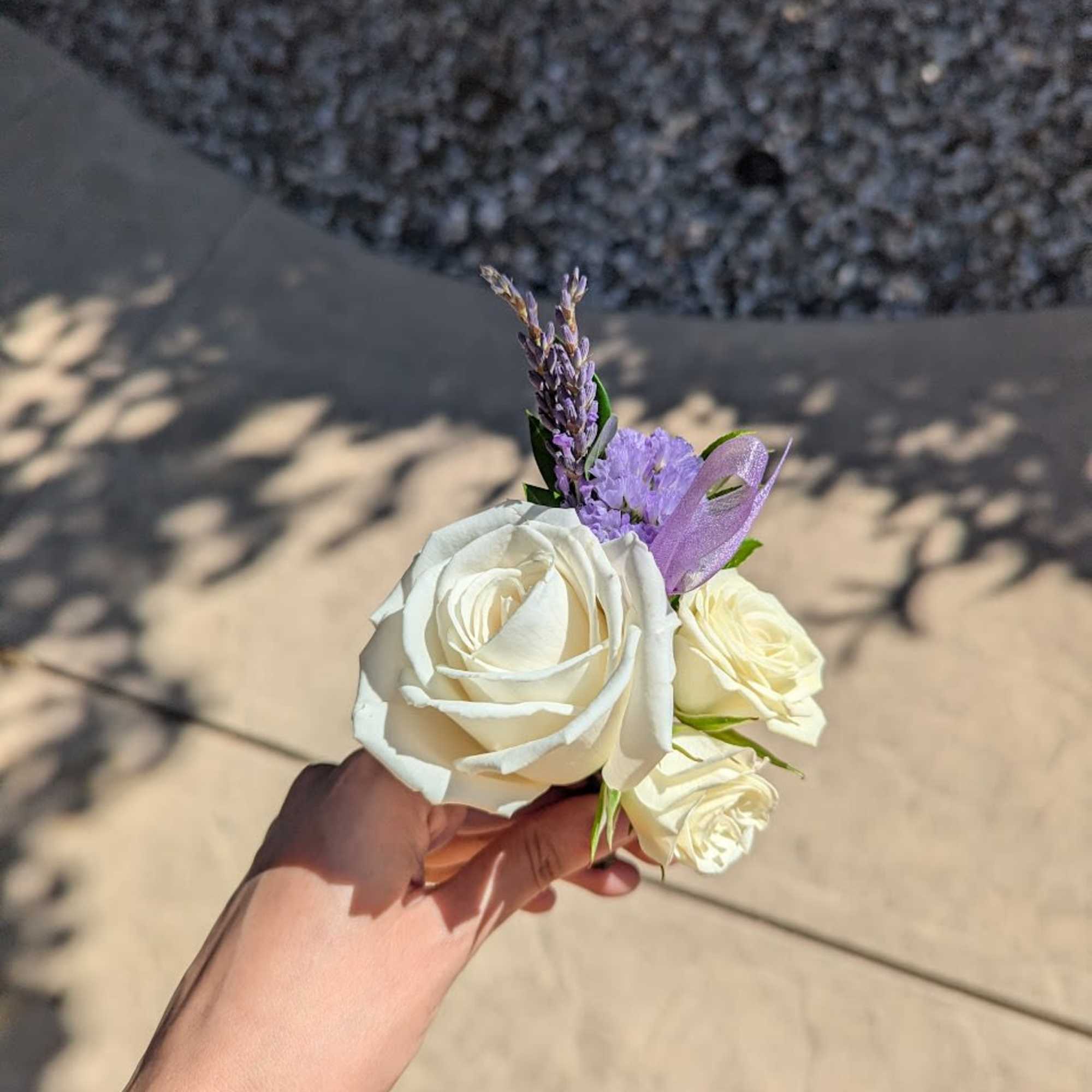 Our Designer's Choice Wedding Boutonniere is thoughtfully handcrafted using an elevated selection, photo 2 of 2