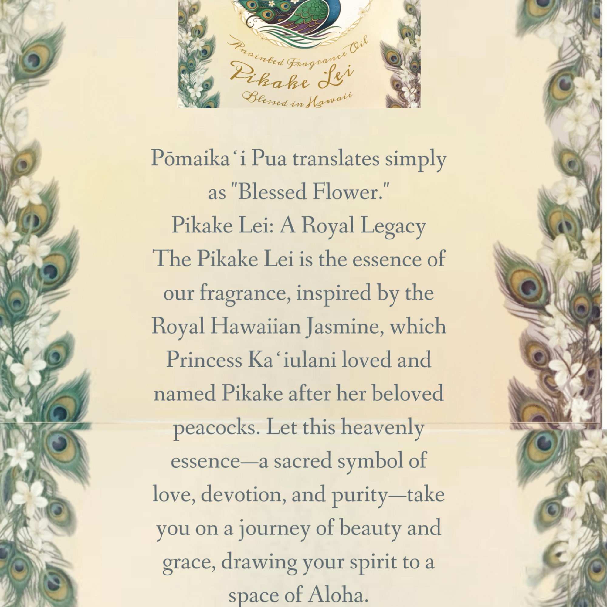 Fragrance Oil in Kaneohe, HI | Pomaikai Flowers & Gifts of Aloha