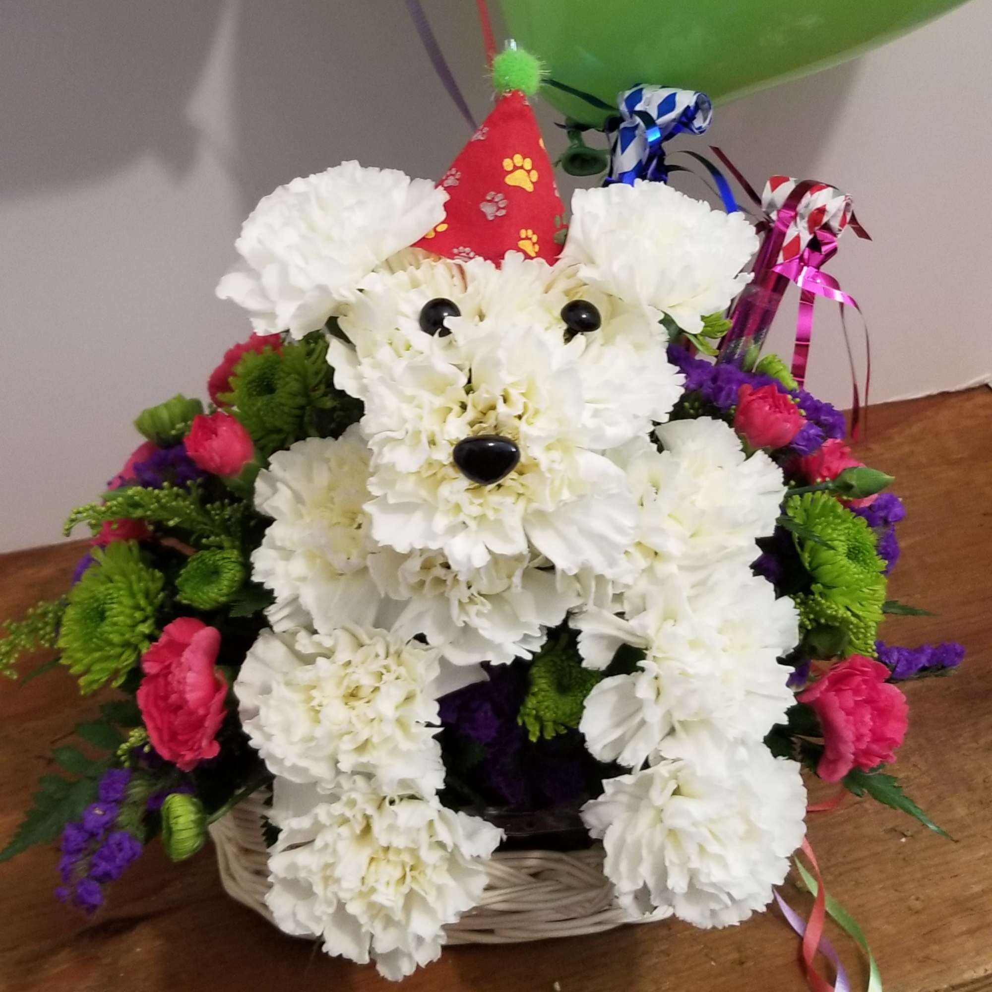 Put this playful pooch on the invite list for their next birthday