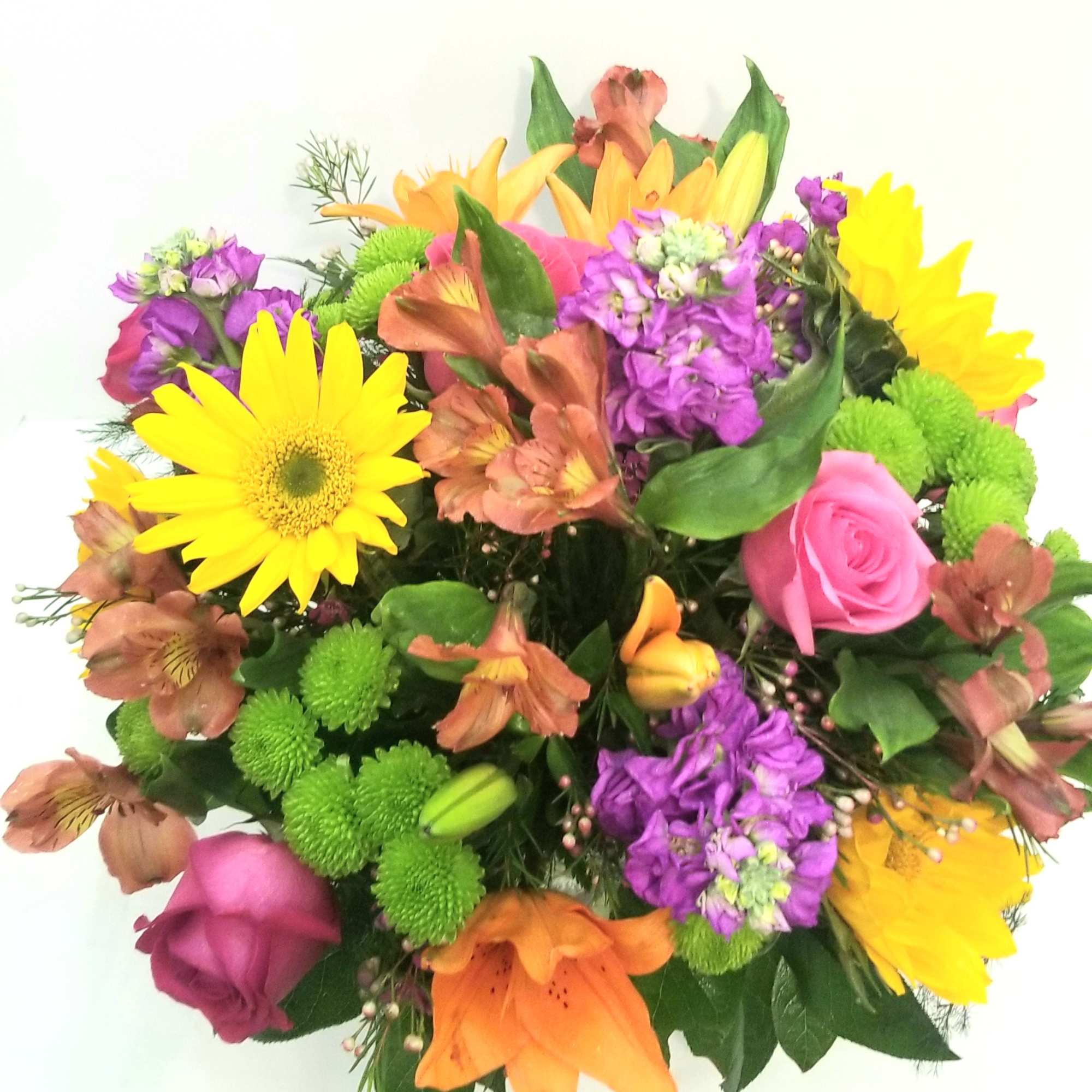 Send this colorful arrangement to let your special someone embrace the sentiments, photo 2 of 2