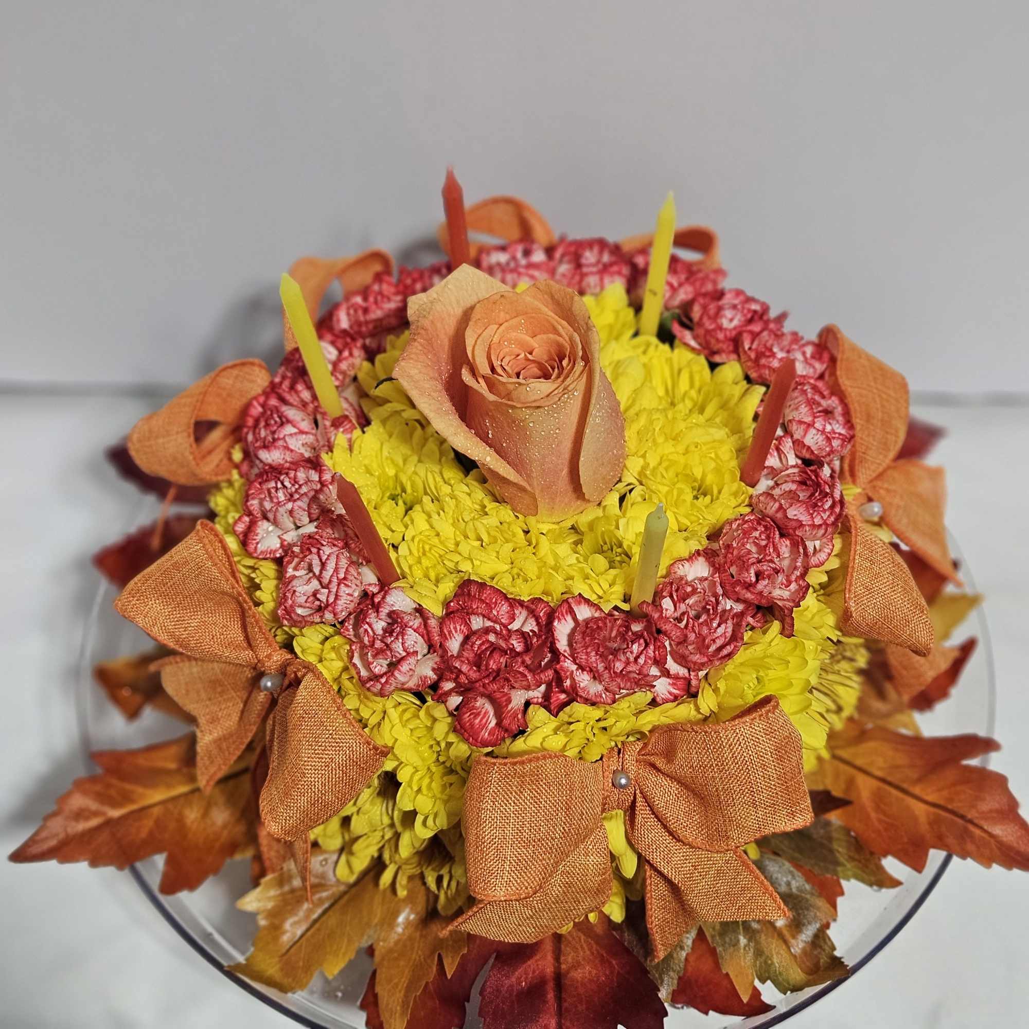 We've given our  birthday cake arrangement a sweet new look. This, photo 2 of 2