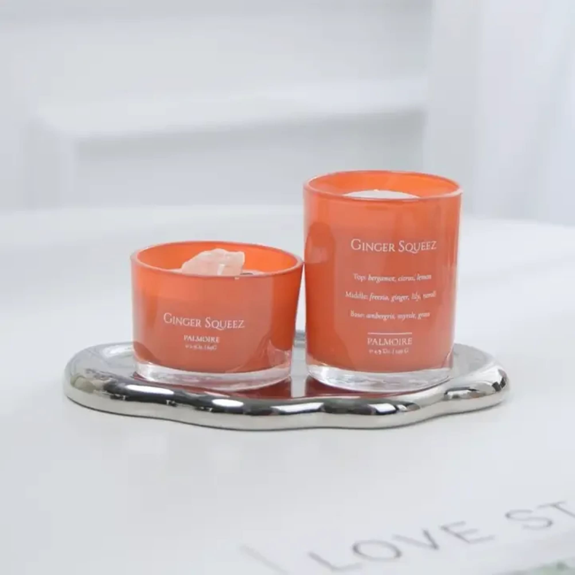 *Only the 2.3oz has gemstones inside the candle
*Our tester has the same, photo 3 of 3