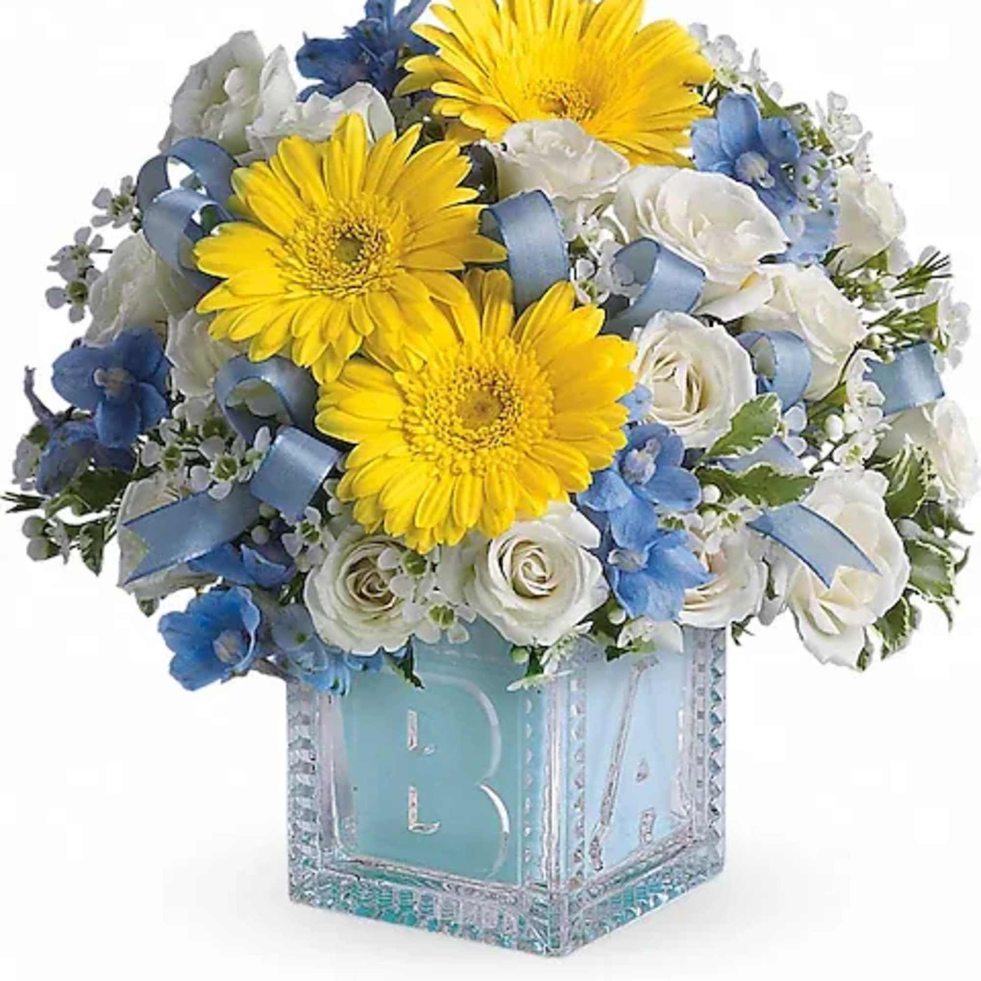 Celebrate the coolest baby boy on the block's arrival with this charming