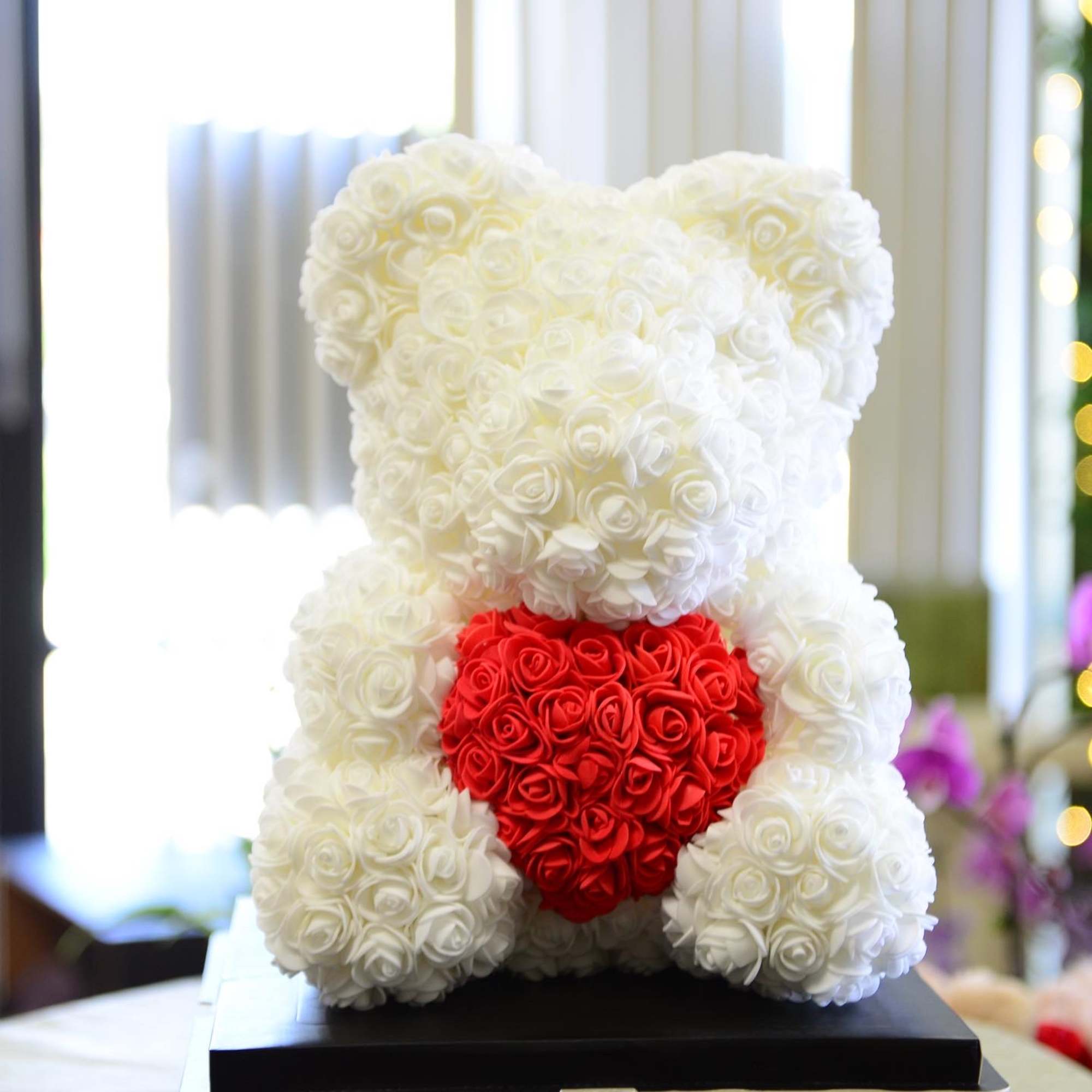 Limited Edison of Love Heart Rose Bear
These gorgeous Teddy bear are made