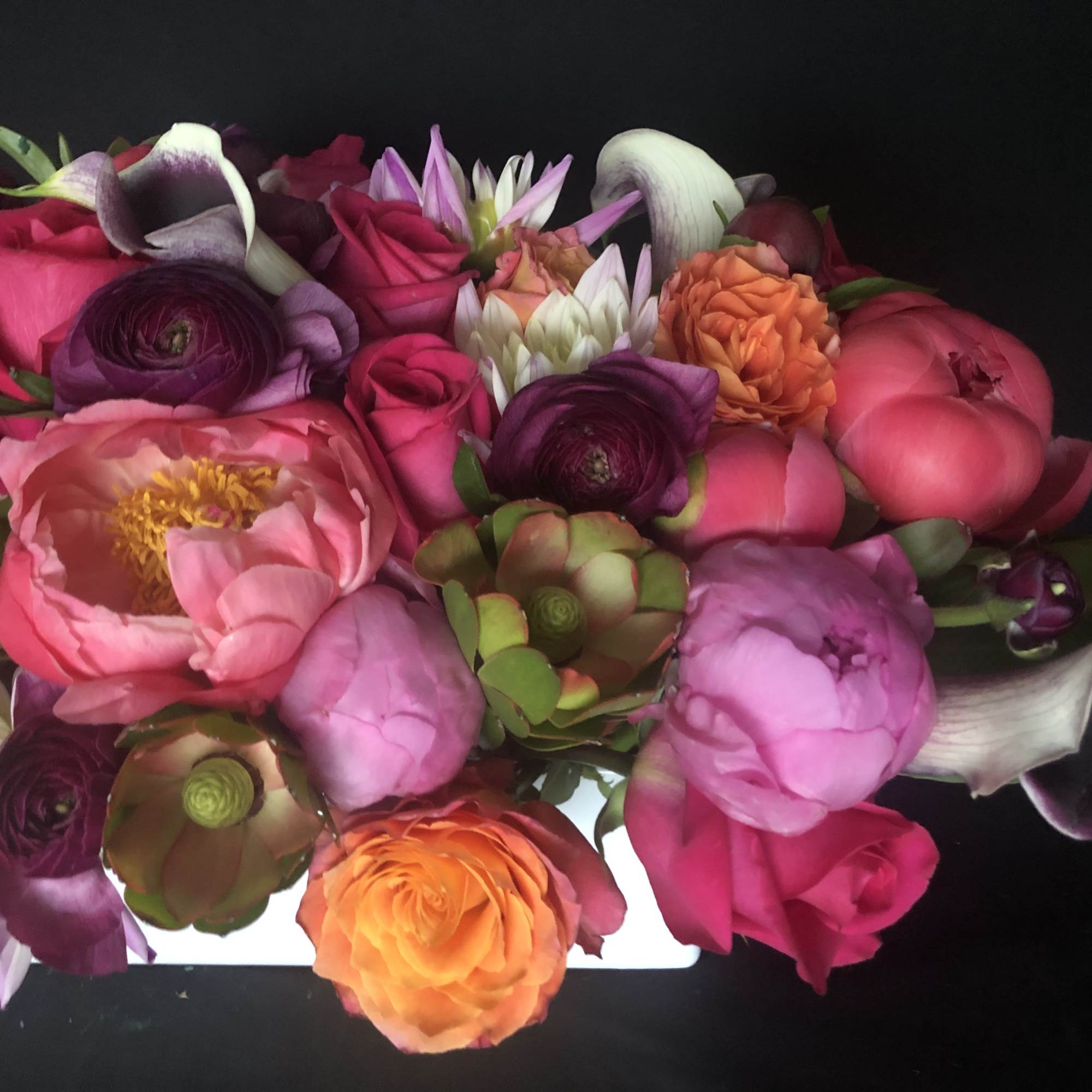 This amazing full full low lush centerpiece/gift is sure to say it, photo 6 of 8