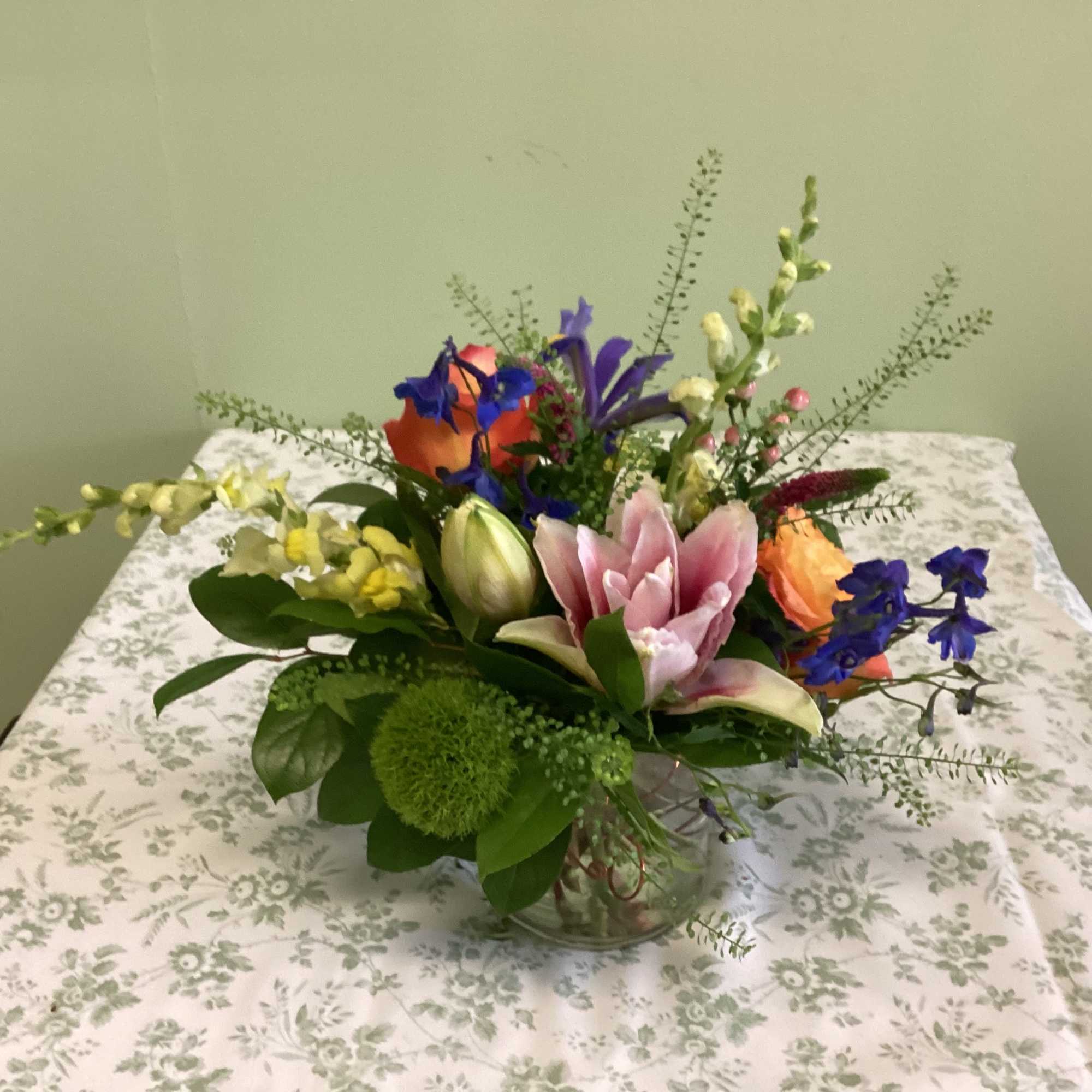 A cheerful, garden-style flower arrangement that makes the recipient feel genuinely seen, photo 2 of 3