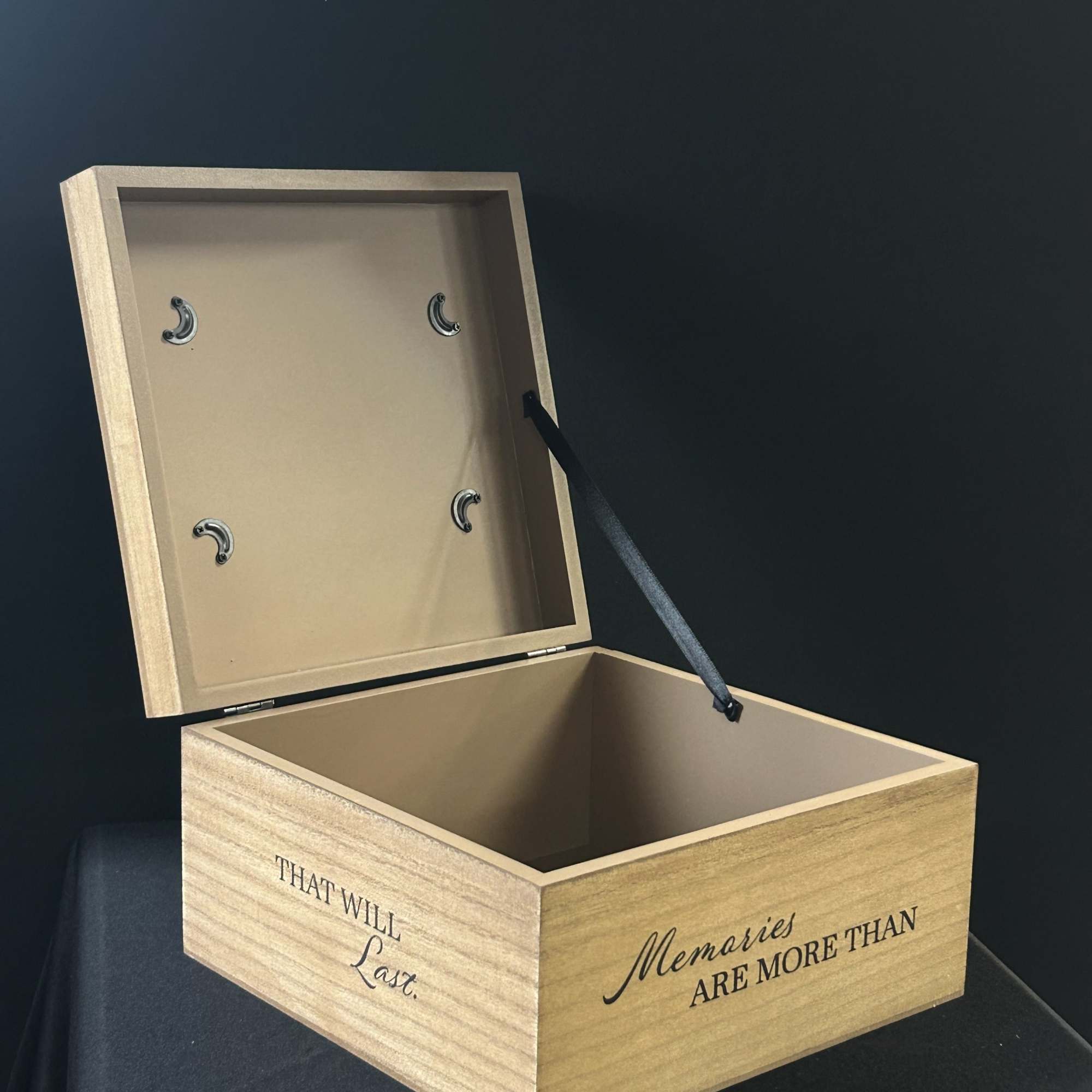 This memory box is a gently quiet keepsake designed for remembrance, this, photo 2 of 2