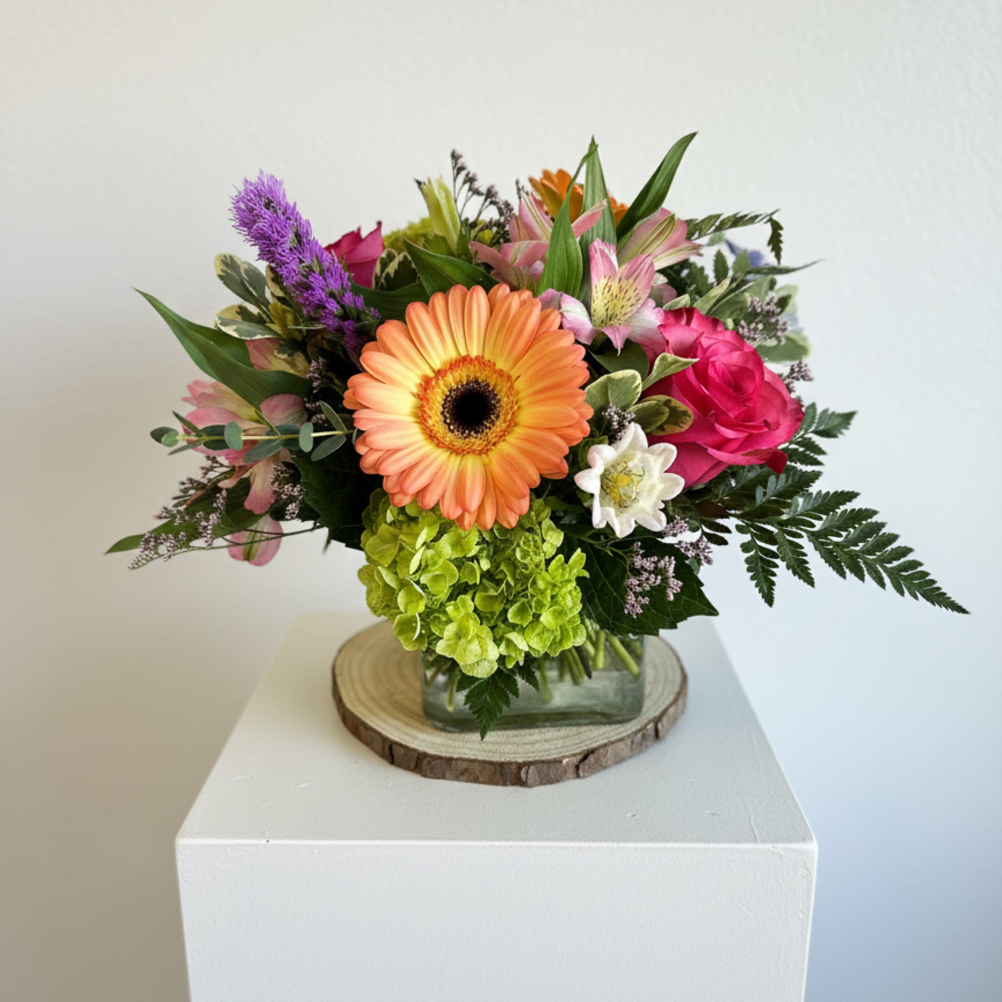 Leave it up to the designer!  Our designers will design an