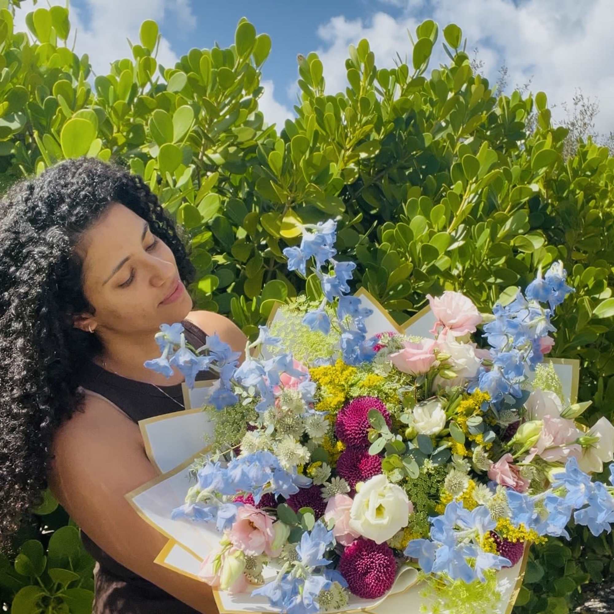 Sky Garden is a dreamy, garden-style bouquet inspired by open skies and, photo 2 of 2