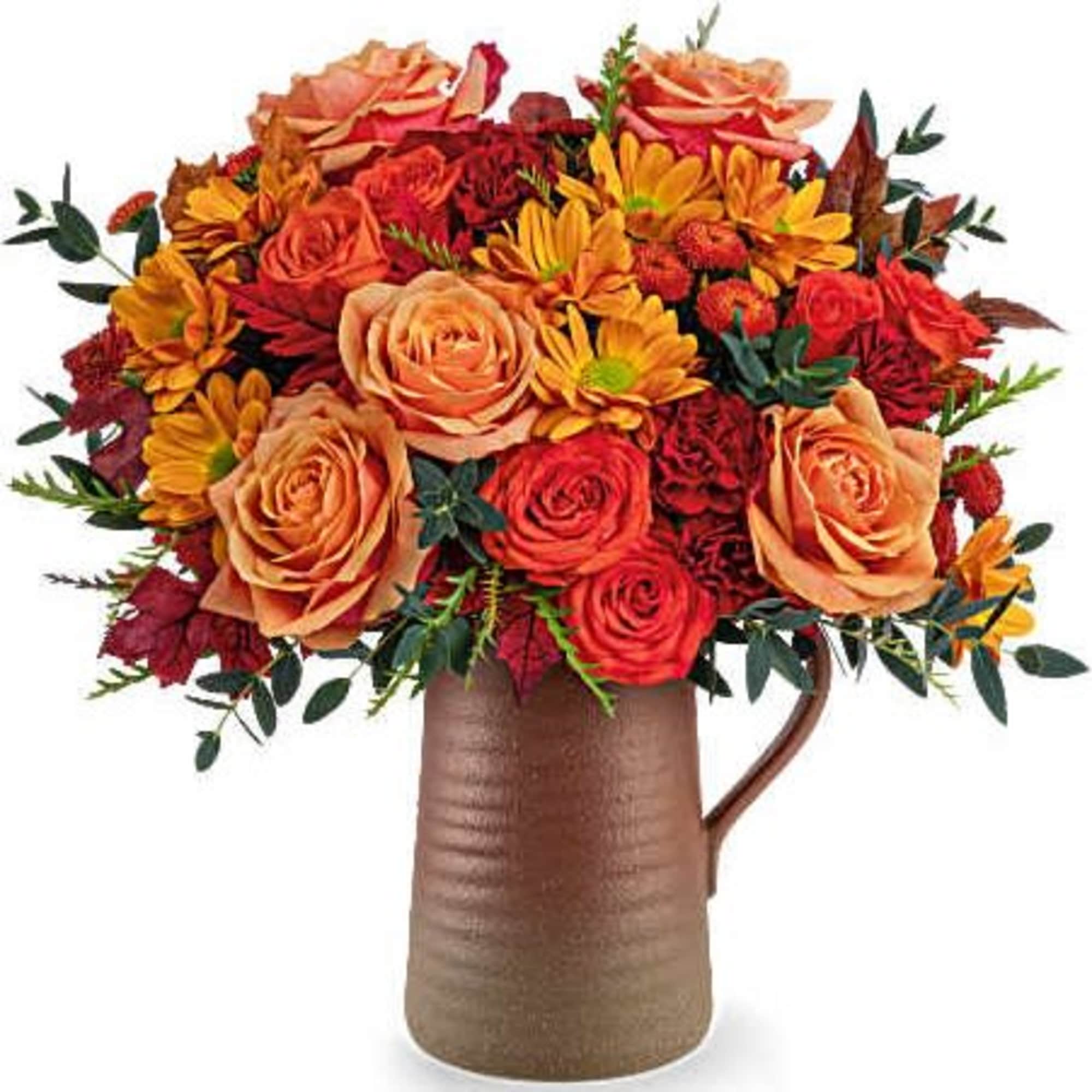 Celebrate fall with Teleflora's Terra Bloom Bouquet, a stunning mix of autumn