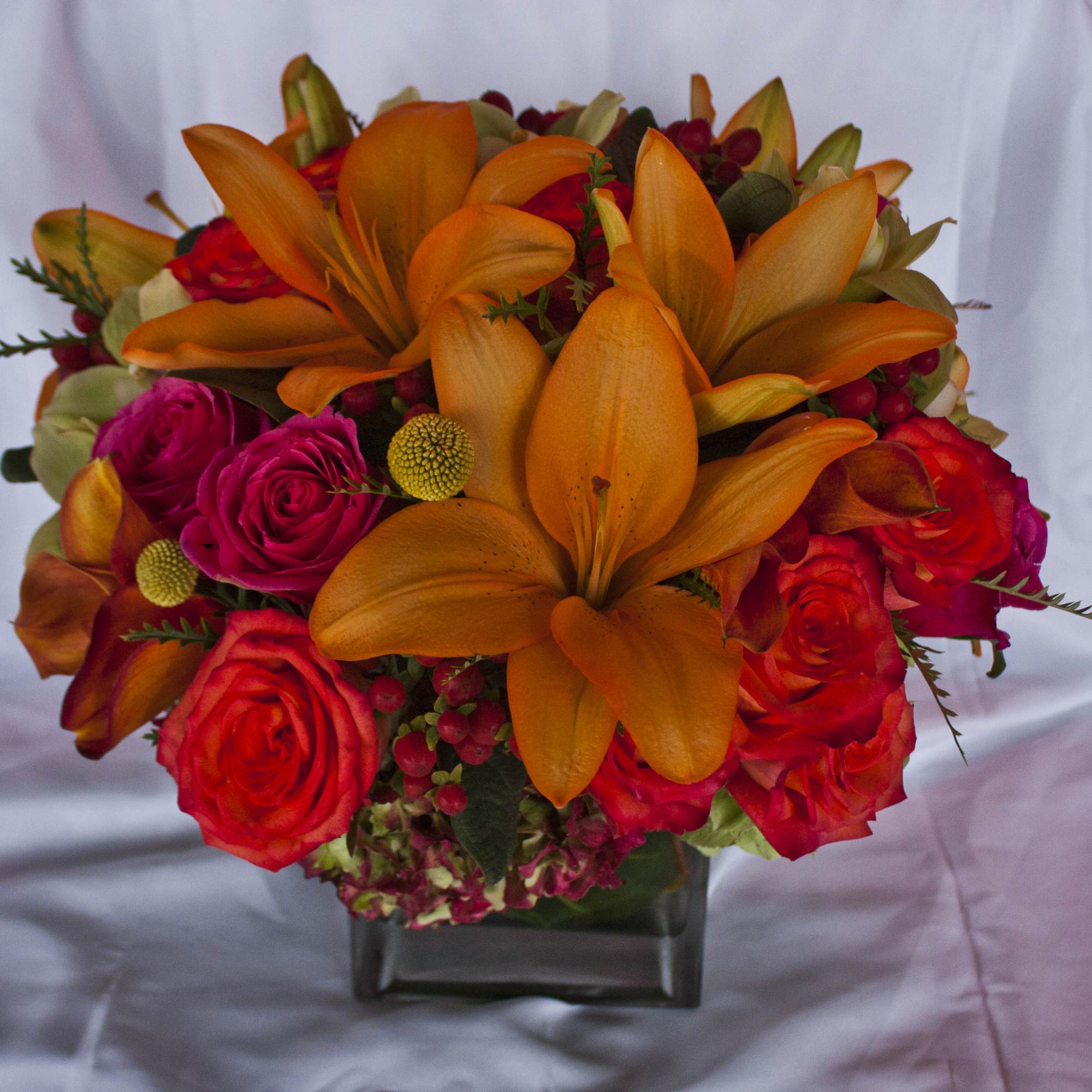 This abundance of orange and pink hues are a beautiful combination in, photo 2 of 2