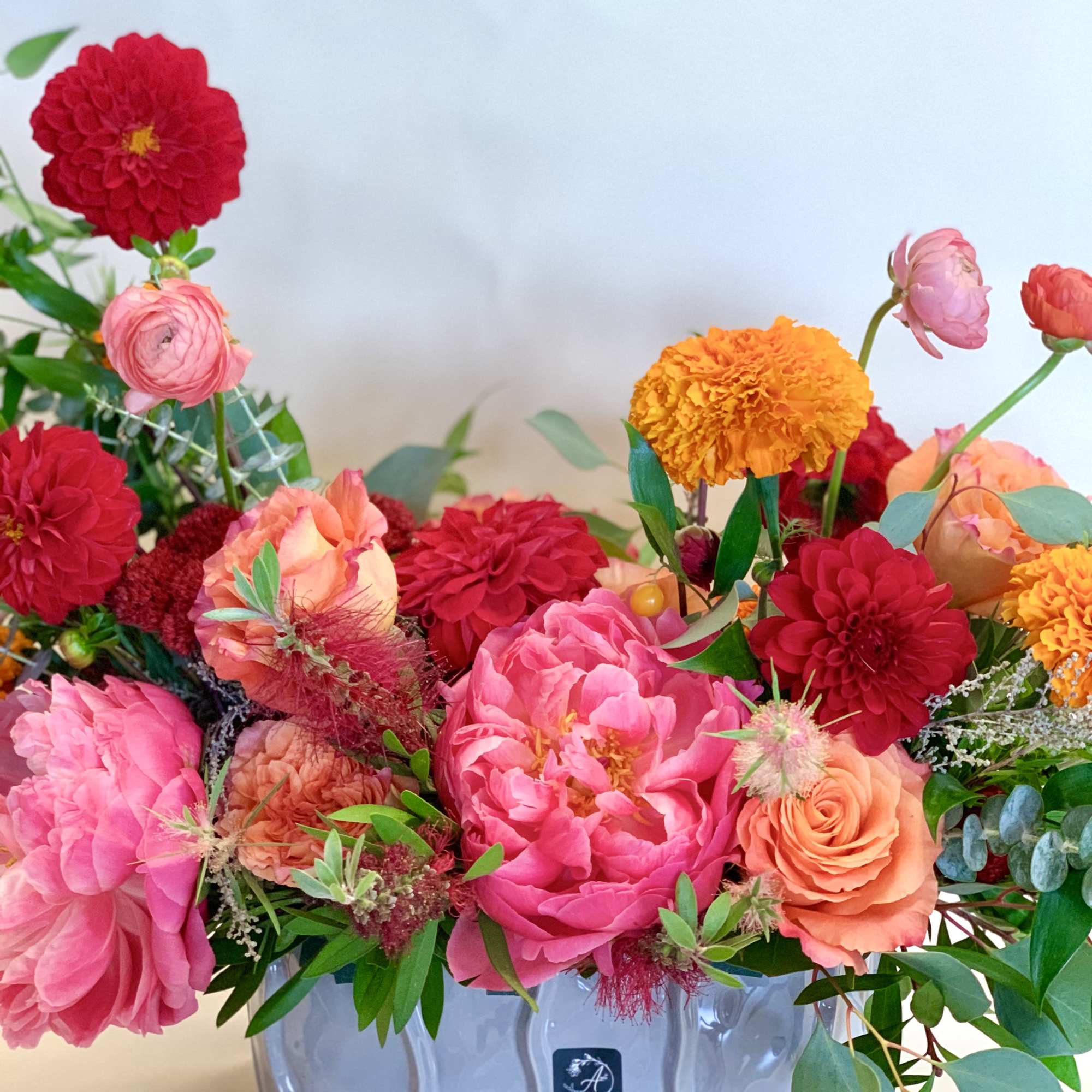 This lush, variegated abundance of high-end blooms, (subject to seasonal availability), peonies, photo 2 of 3