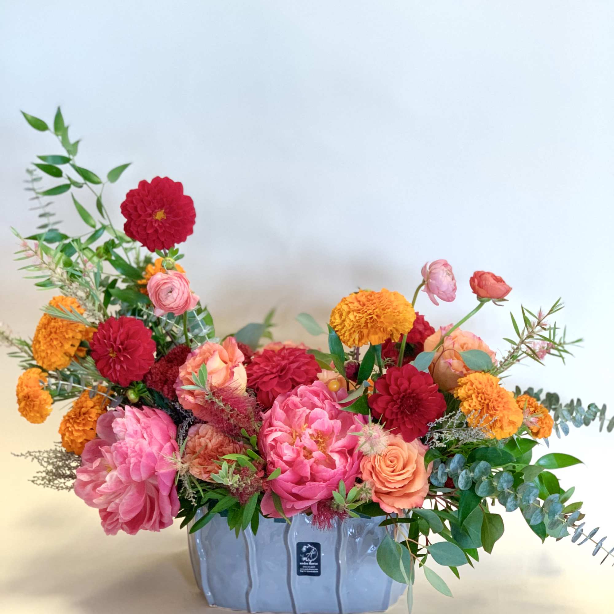 This lush, variegated abundance of high-end blooms, (subject to seasonal availability), peonies, photo 3 of 3
