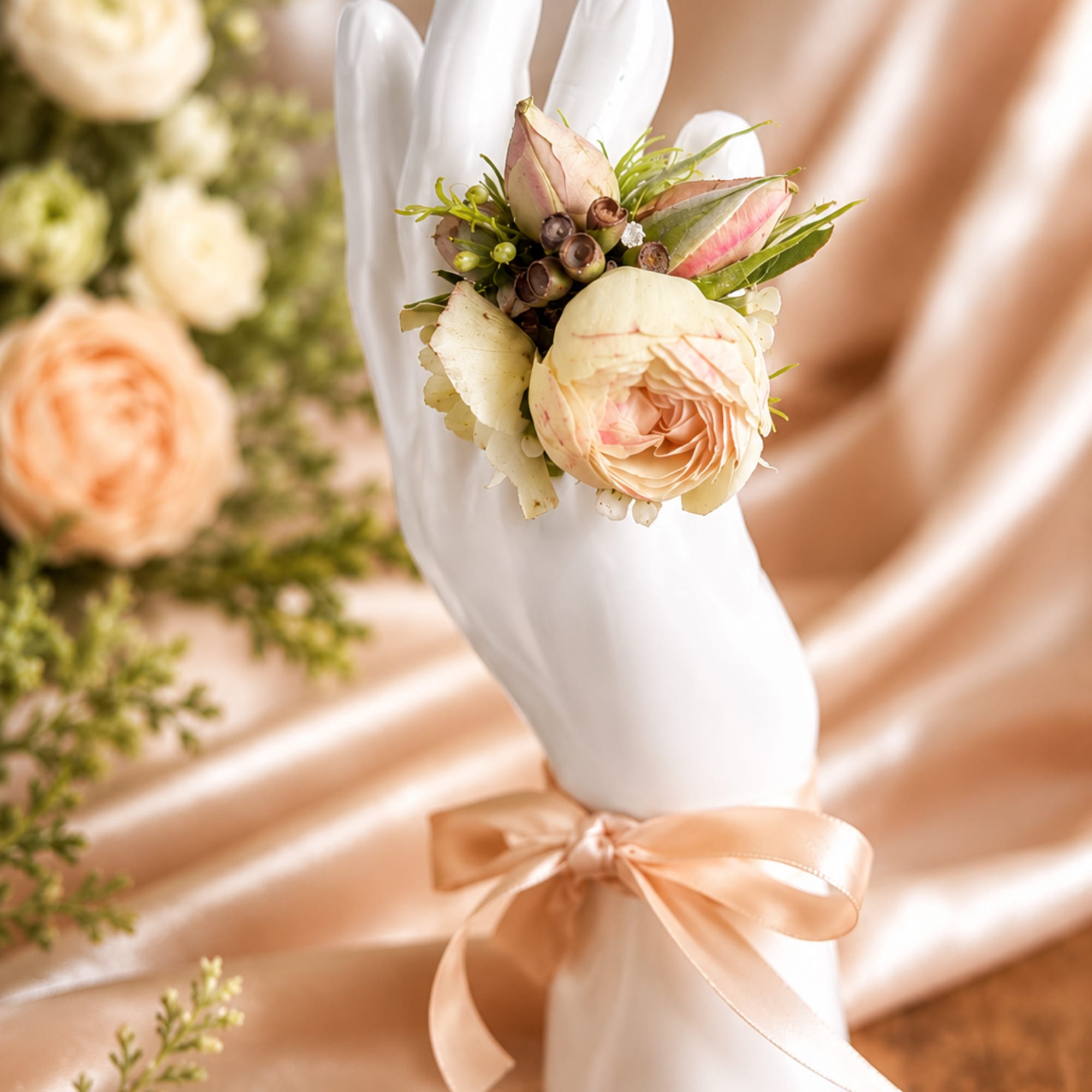 A playful yet elegant floral ring designed to make prom night feel