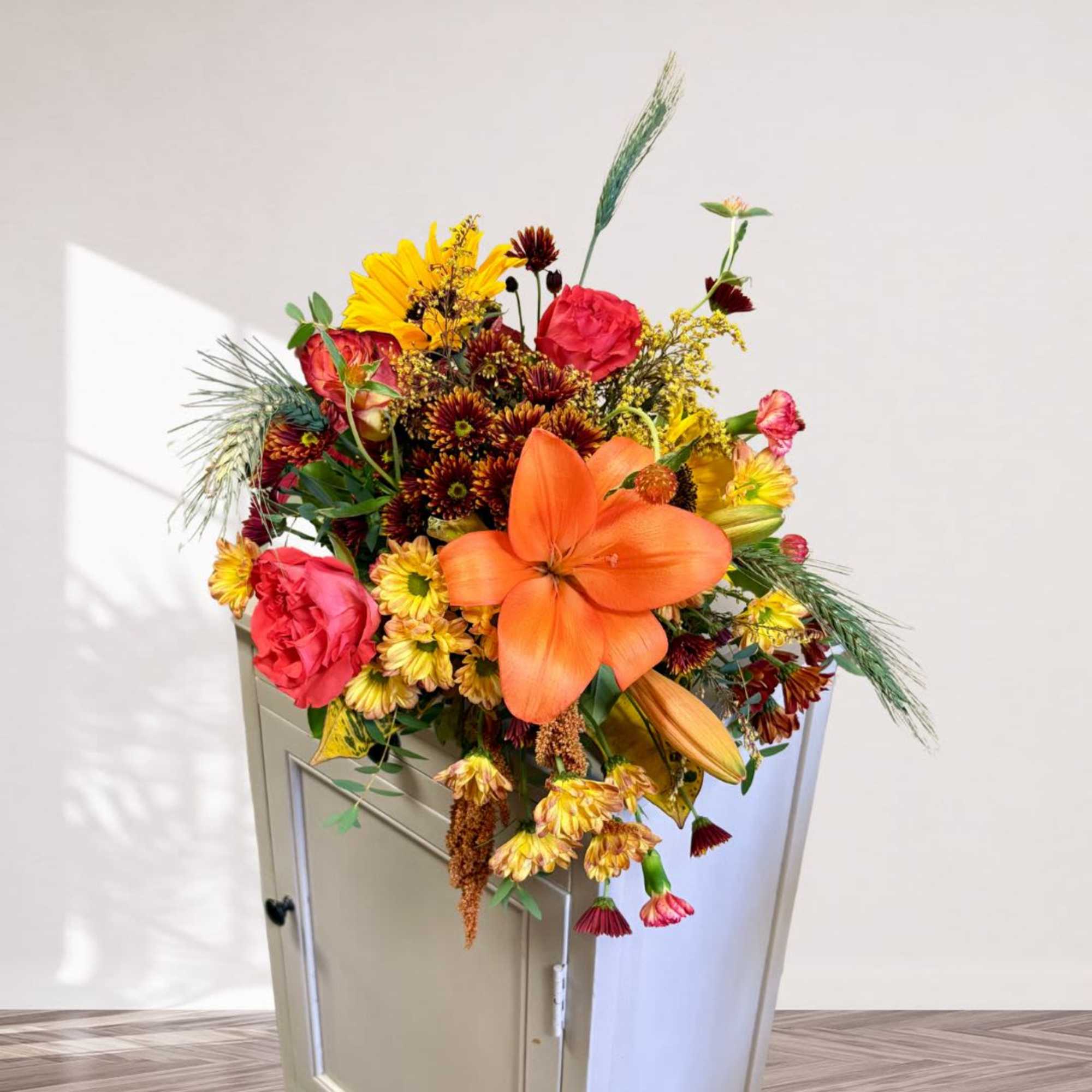 This cascading natural pumpkin is a perfect centerpiece this holiday season. Fall, photo 2 of 2
