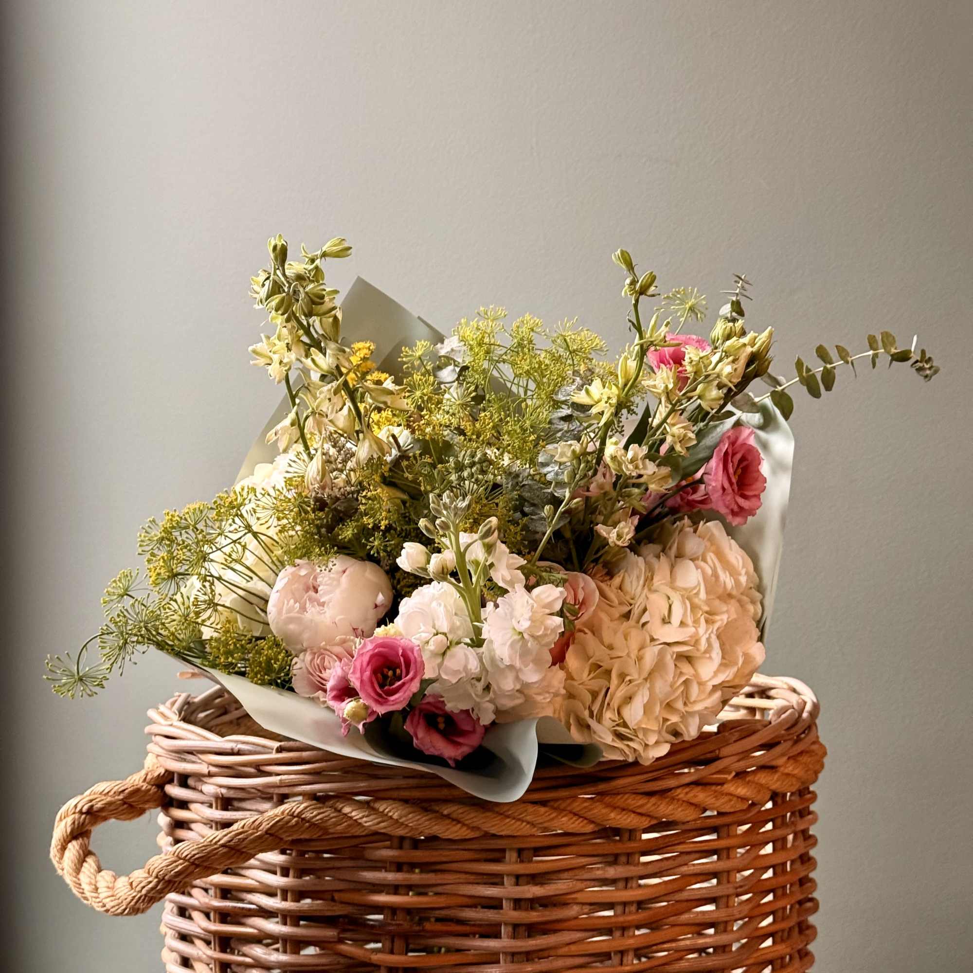 Our Designer's Choice Wrapped Bouquet features a fresh, hand-selected mix of seasonal, photo 2 of 2