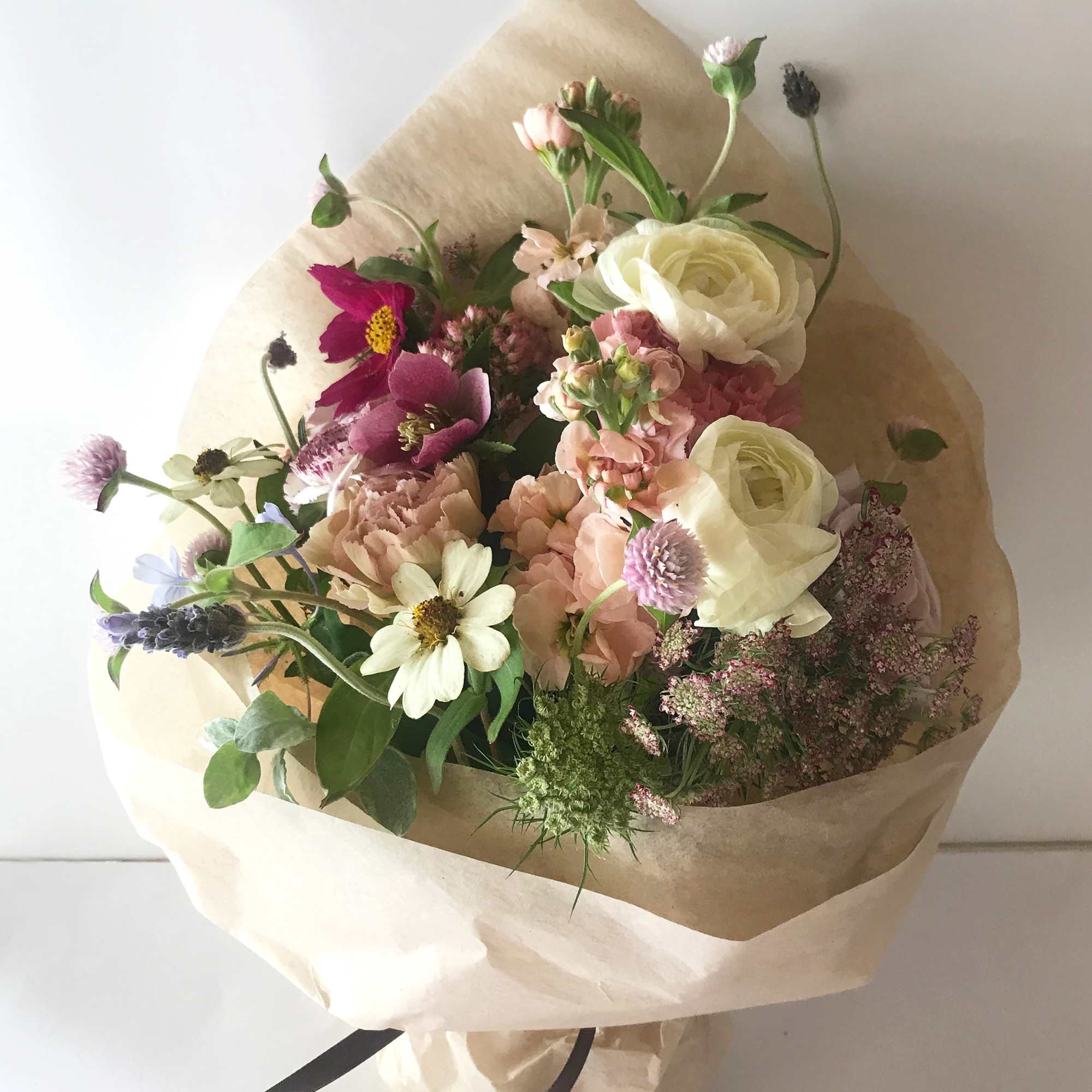 A bundle of stems carefully selected, as natural and beautiful looking as