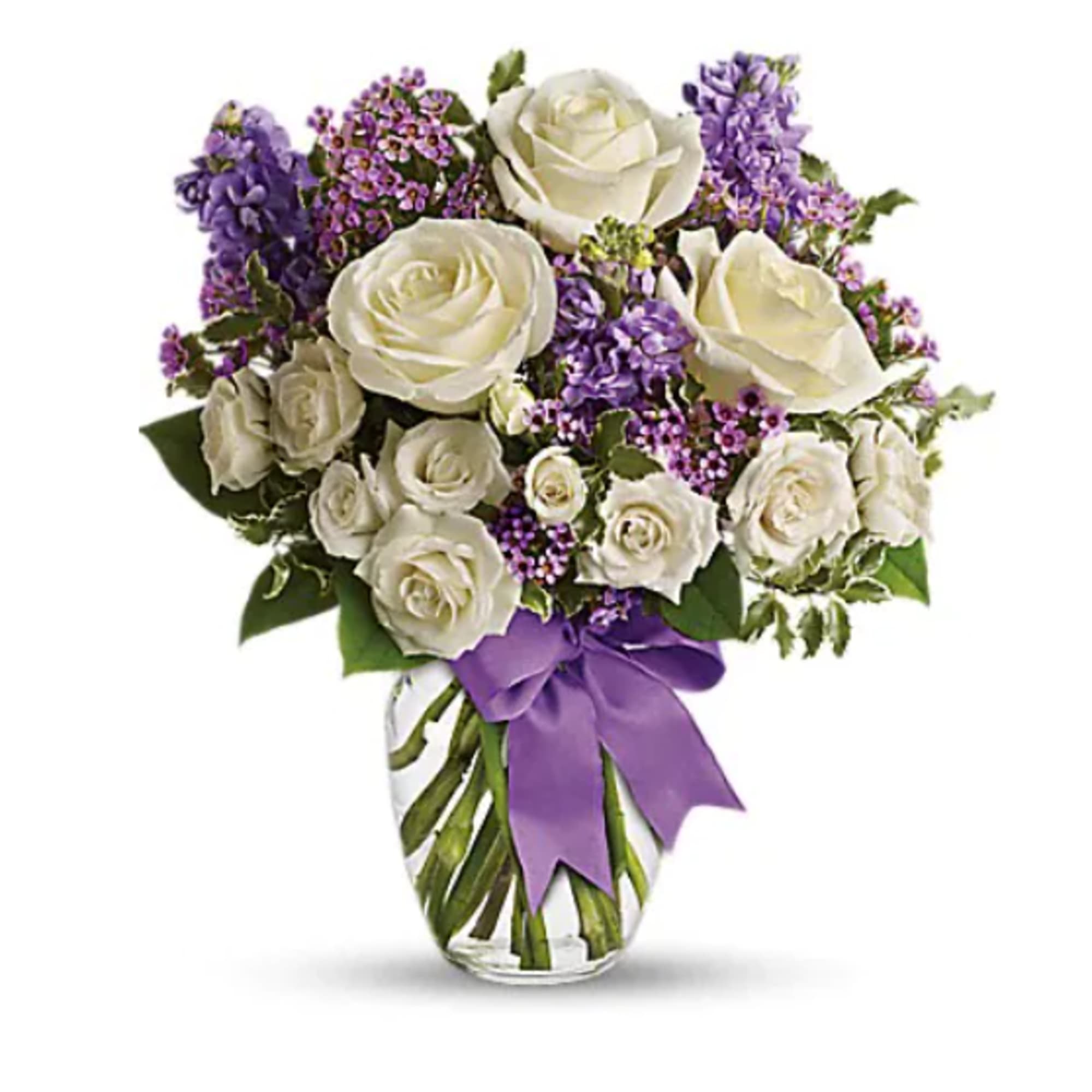 This magical bouquet will be at home in a cottage, a condo
