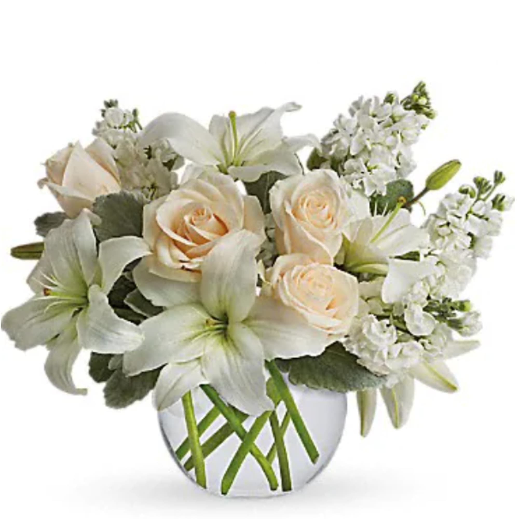 Like a vacation for the senses, this lovely bouquet delivers an oasis