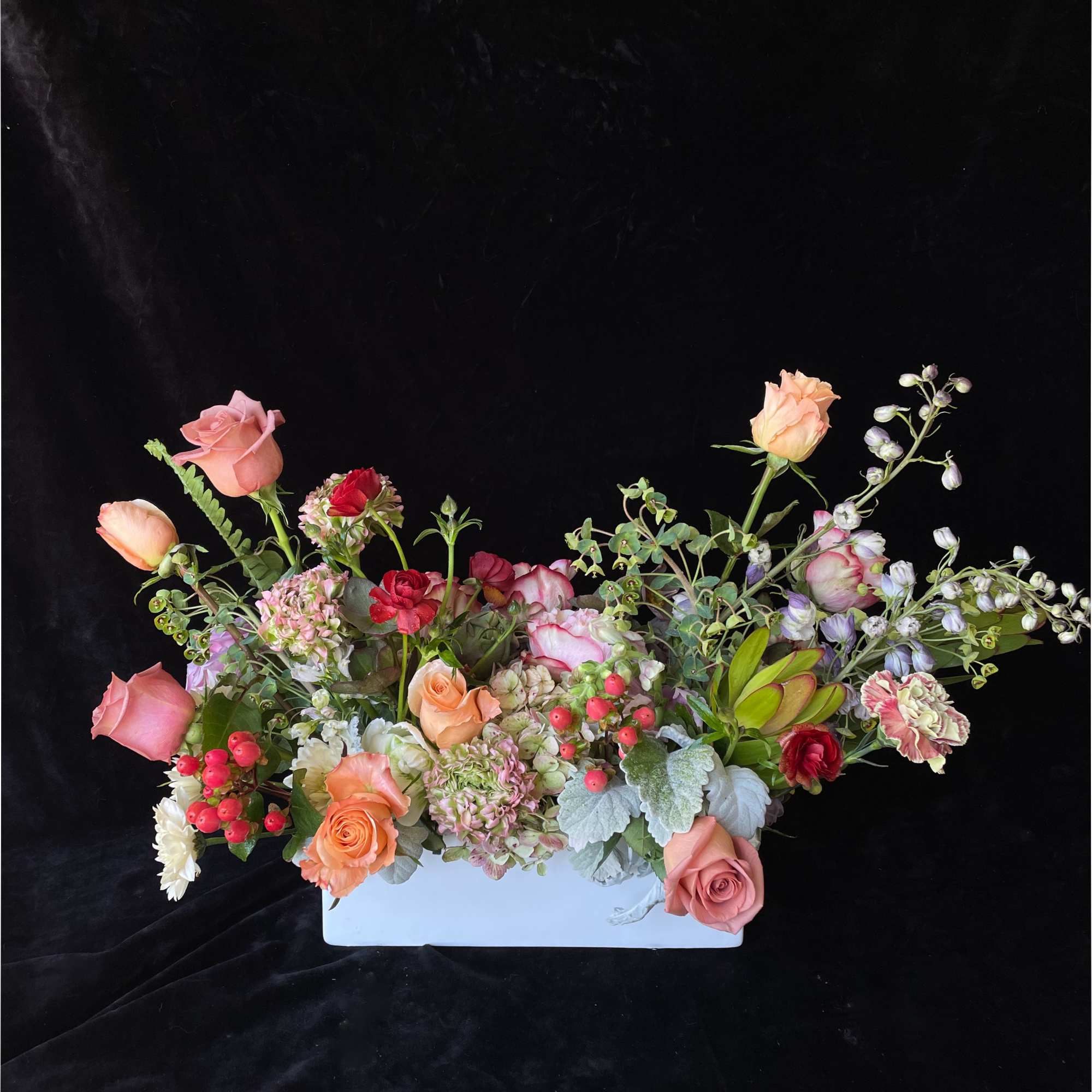 Introducing the Spring Celebration a beautifully crafted white ceramic container that brings