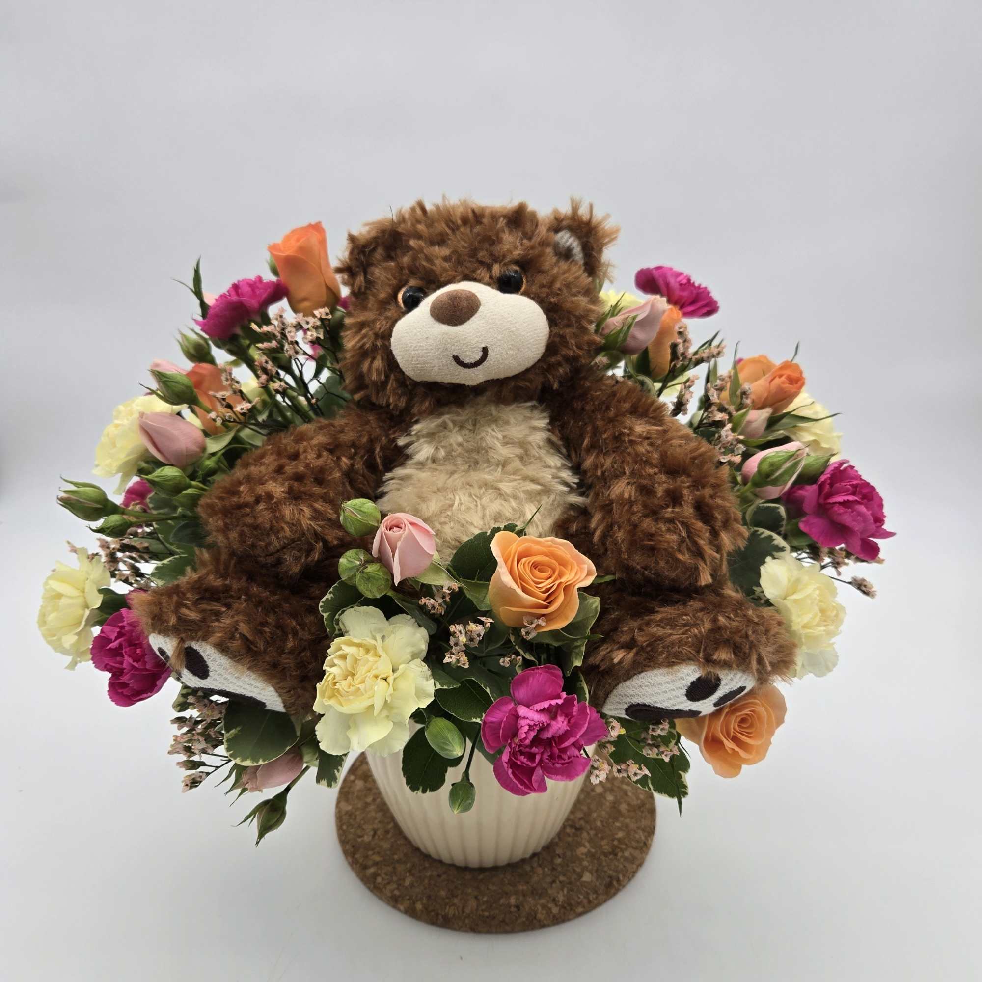 A simple way to say you care with an assortment of carnations