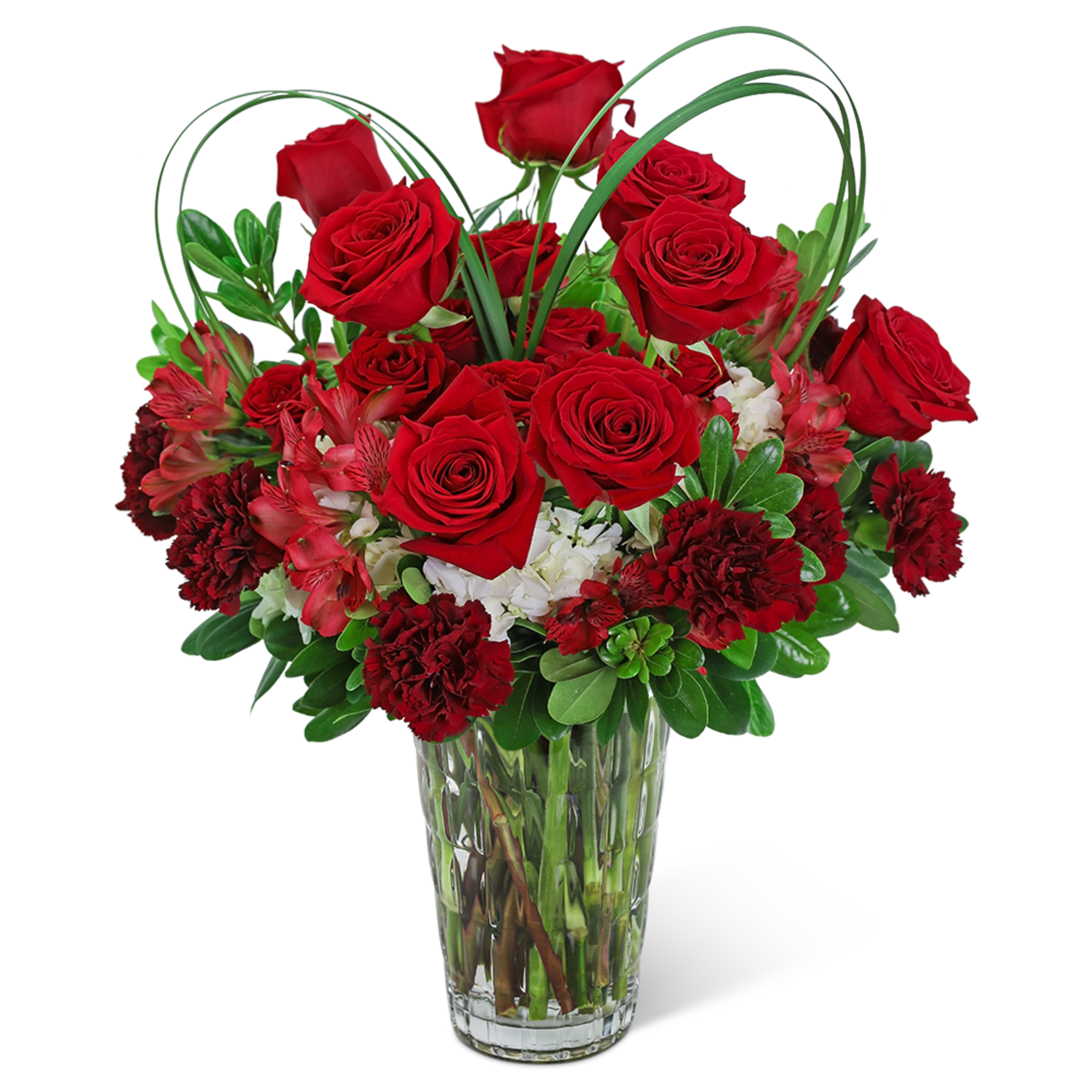 Showstopping Heart of Love is a very romantic gift! This fresh flower