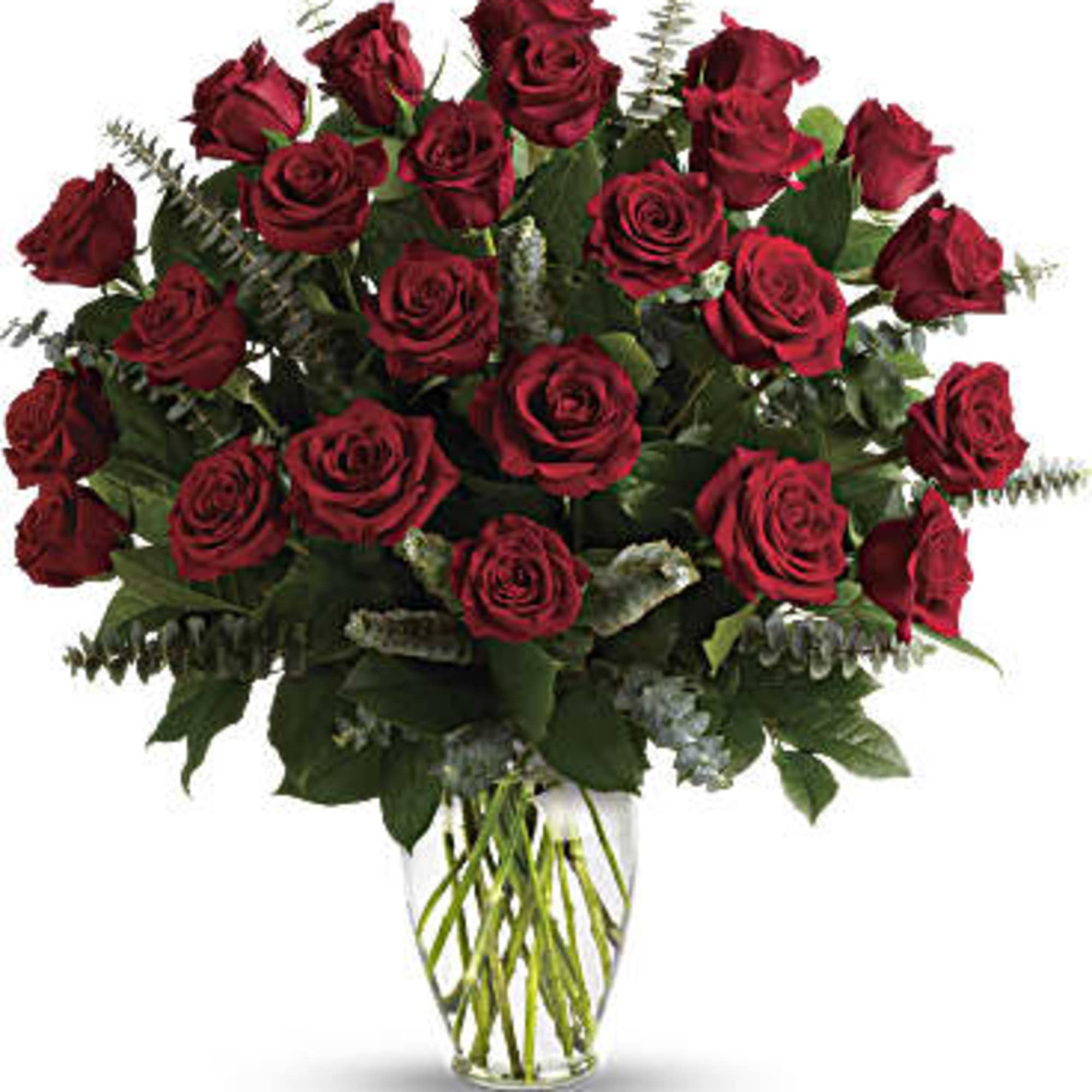 What's more romantic than a dozen red roses? Proclaim your love eternal