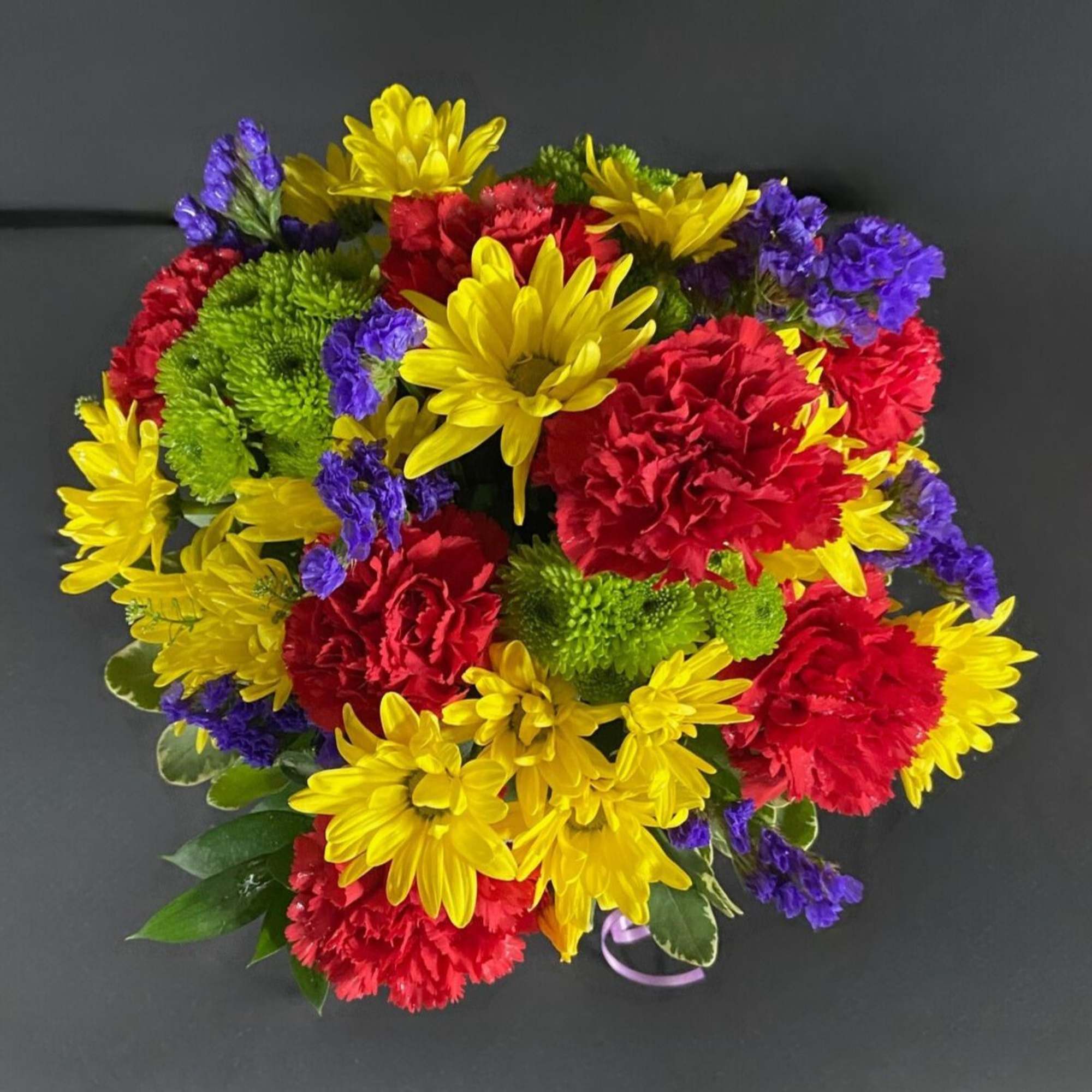 Celebrate a special birthday in style with this arrangement of yellow daisies, photo 2 of 3