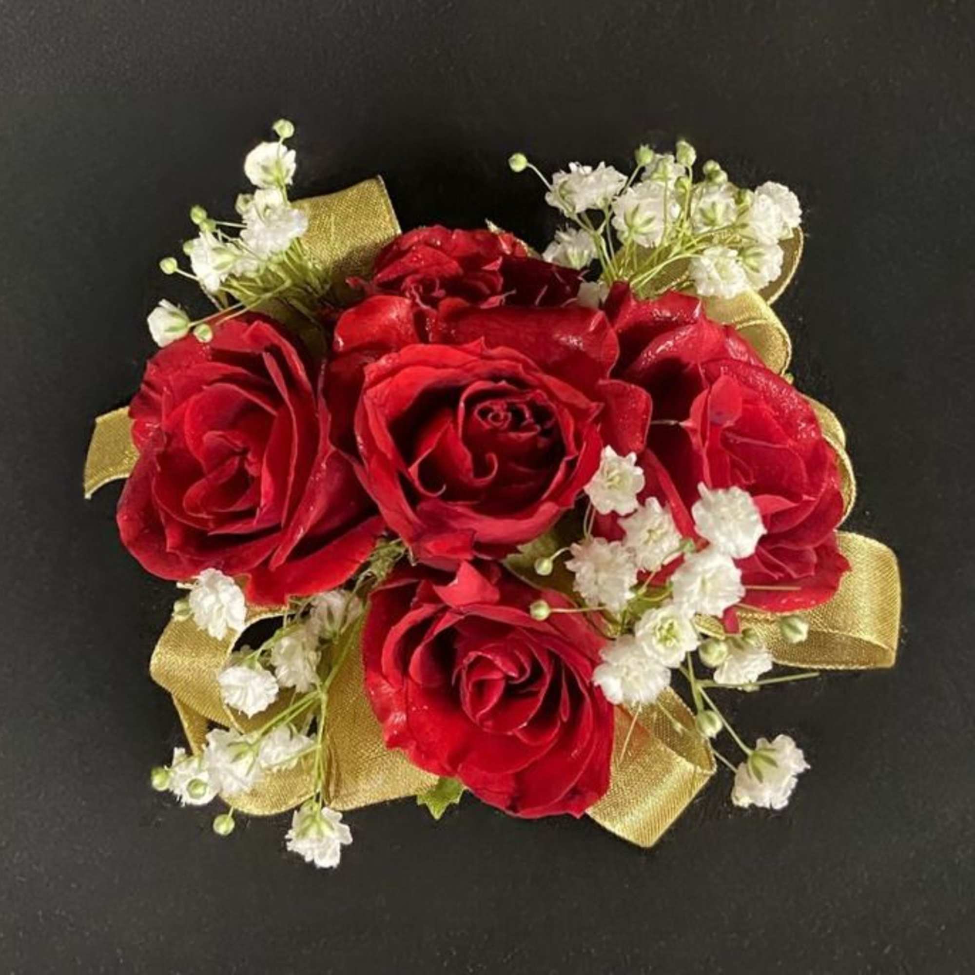 A beautiful spray rose corsage that will compliment any outfit. Please select, photo 3 of 3