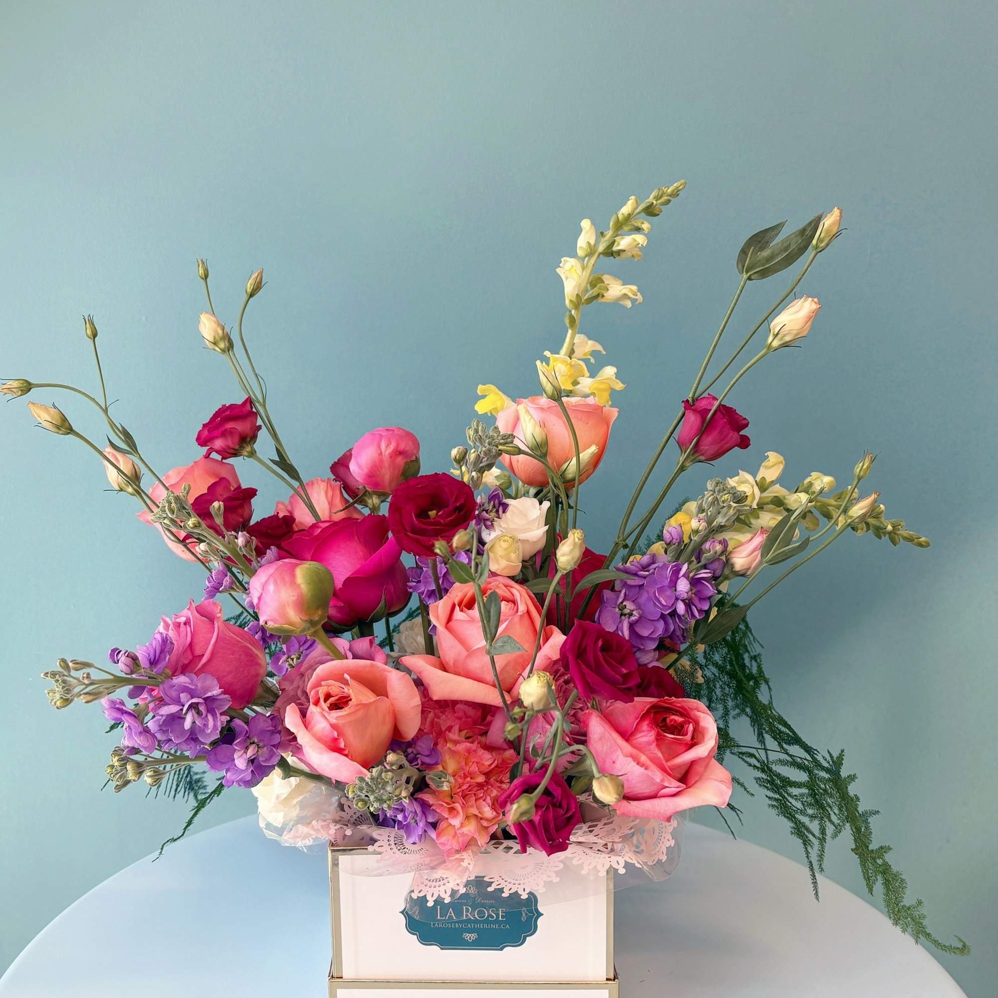 Featuring premium local and imported variety of florals and foliage, beautifully arranged, photo 5 of 17