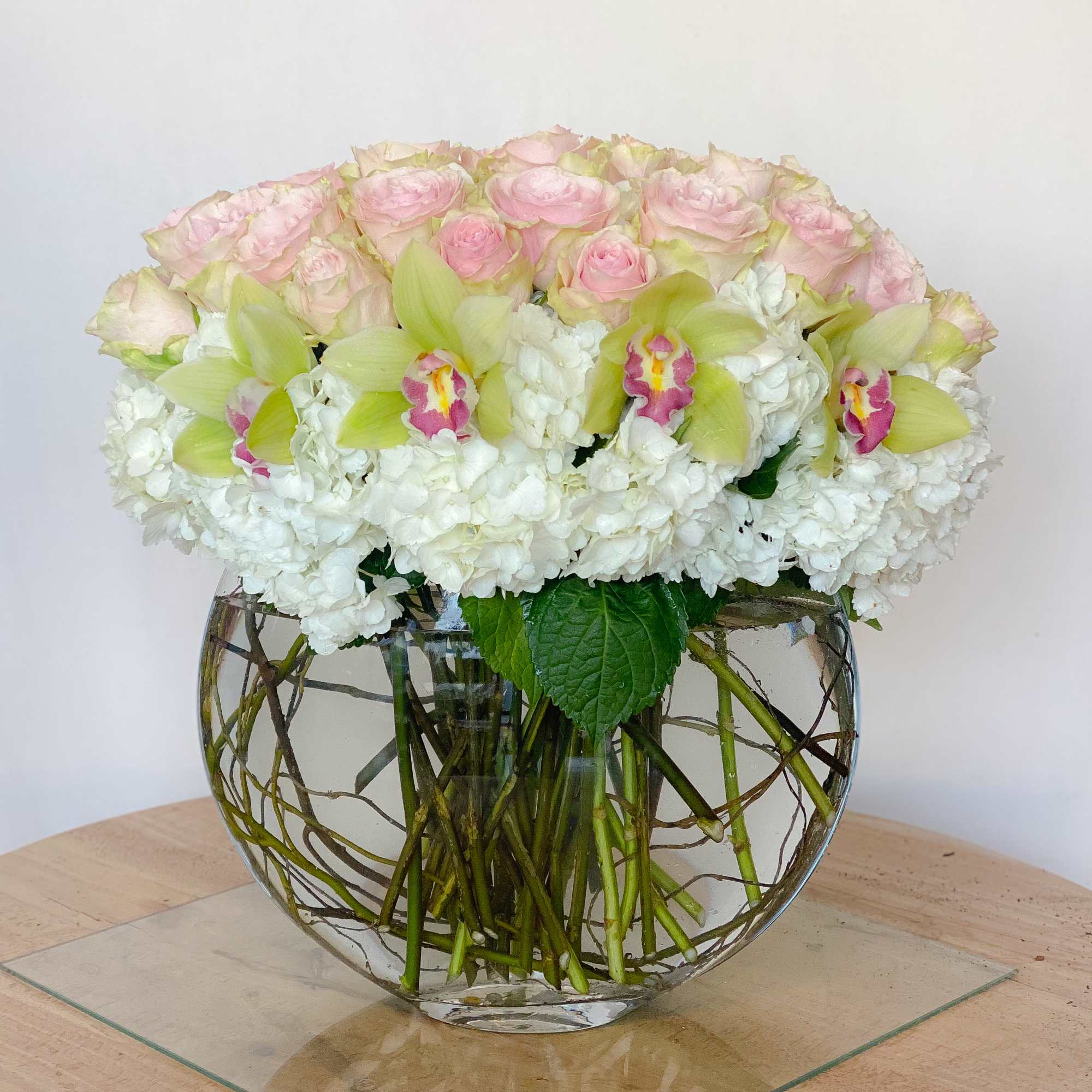 Express how you feel by sending this bouquet full of roses and