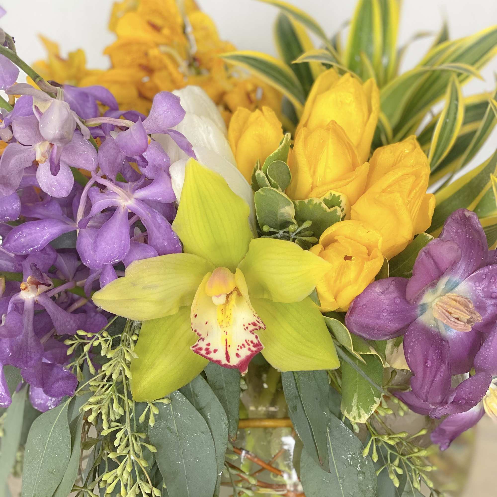 Somewhat relating to the song by Go West, this bouquet is inspired