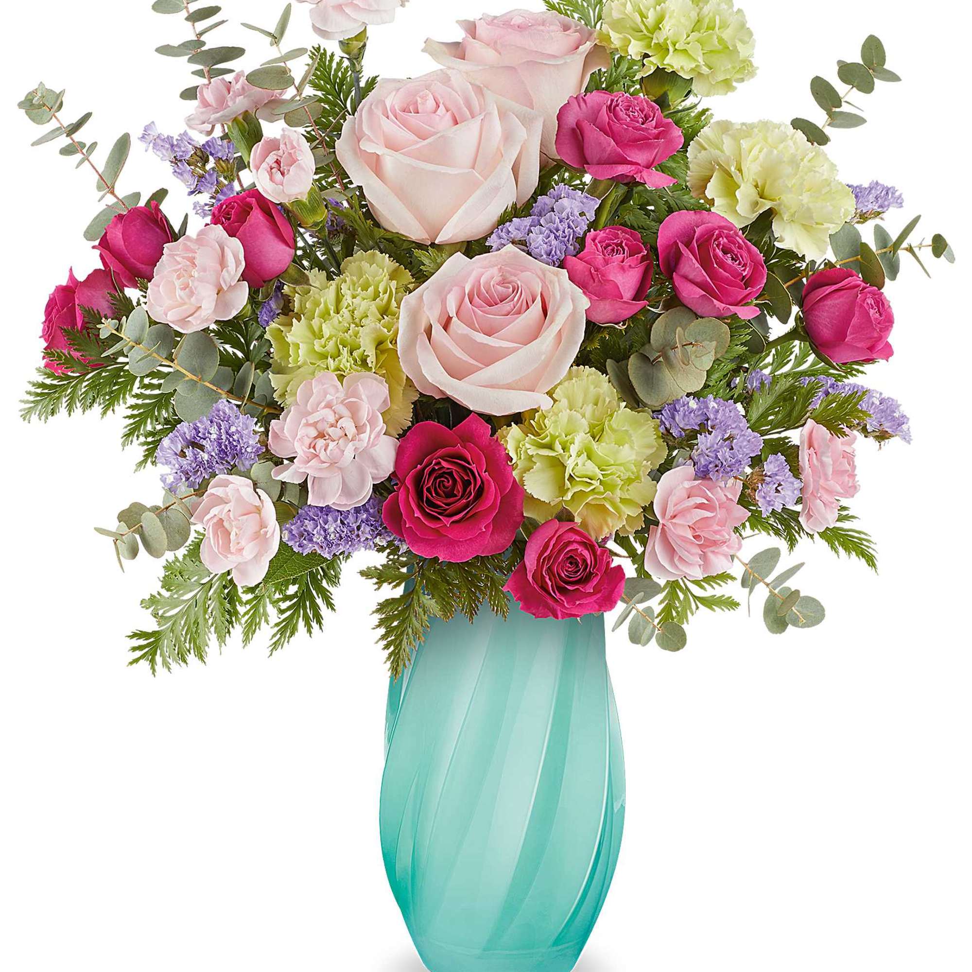 Like a breath of fresh ocean air, our Pearl Tide Bouquet blends