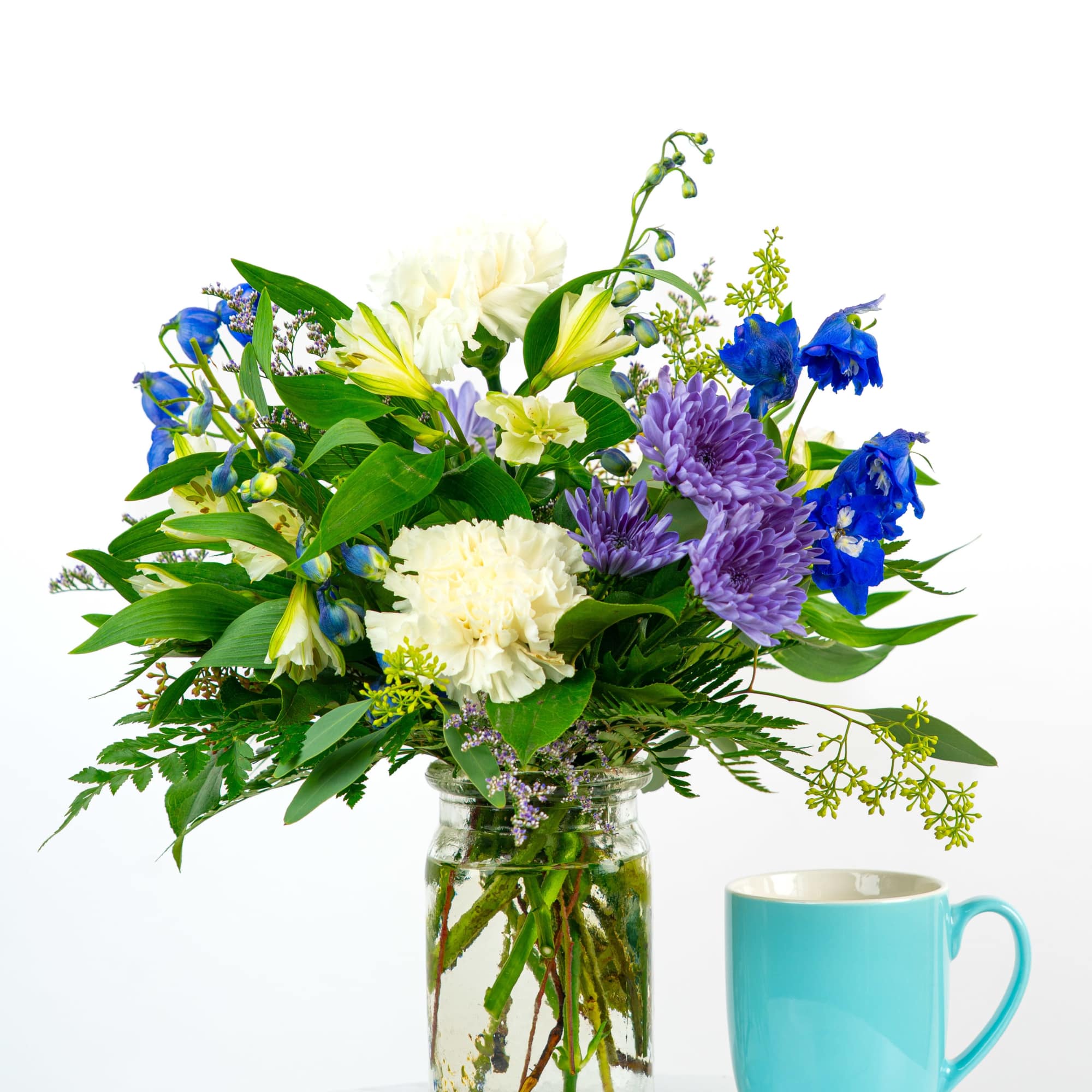 Our Blooming Birthday Wishes Collection celebrates birthdays with bright blooms in cheerful, photo 2 of 3