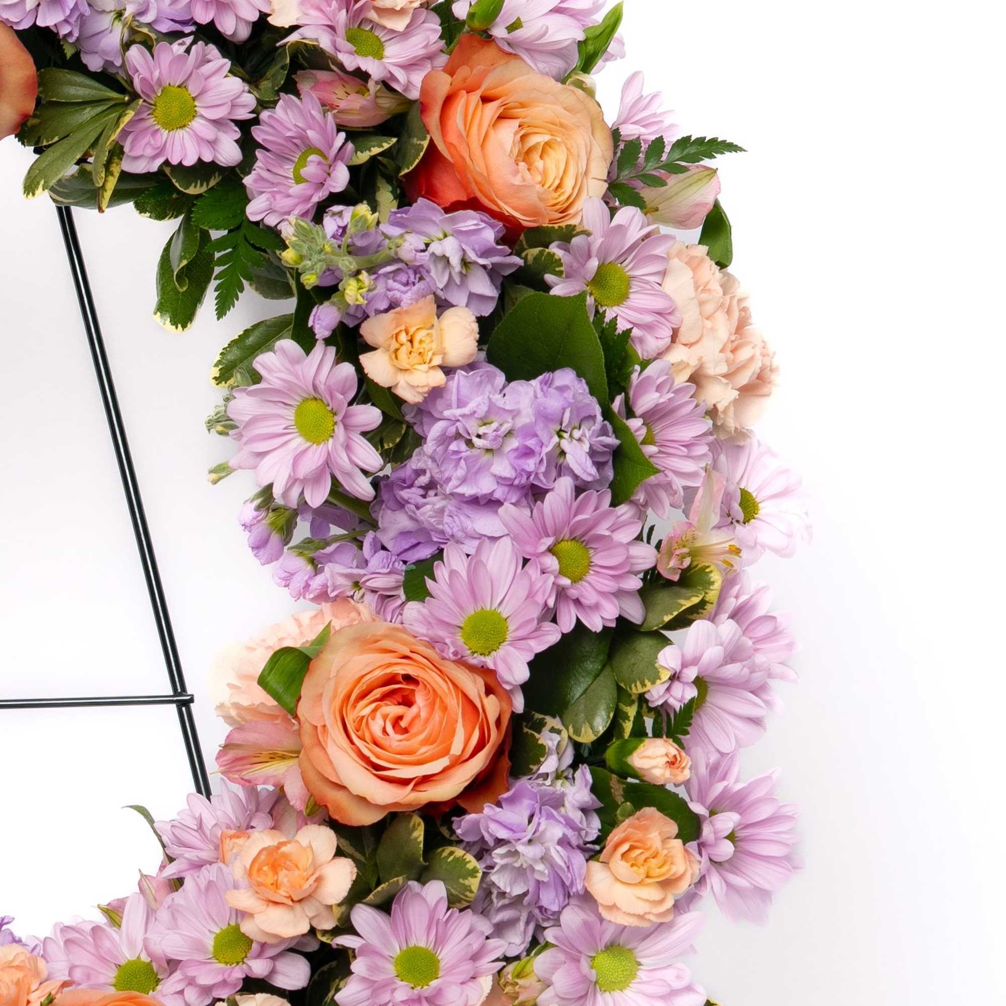 Soft and comforting, this pastel wreath is designed to bring a gentle, photo 3 of 3