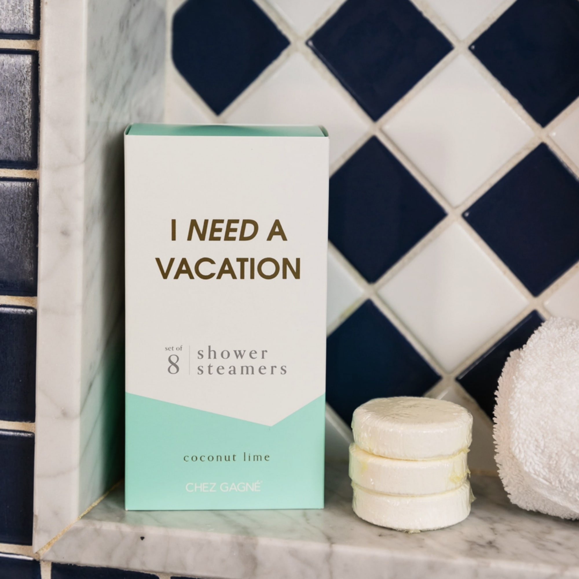 The I Need A Vacation Coconut Lime Shower Steamers bring the beach, photo 2 of 3