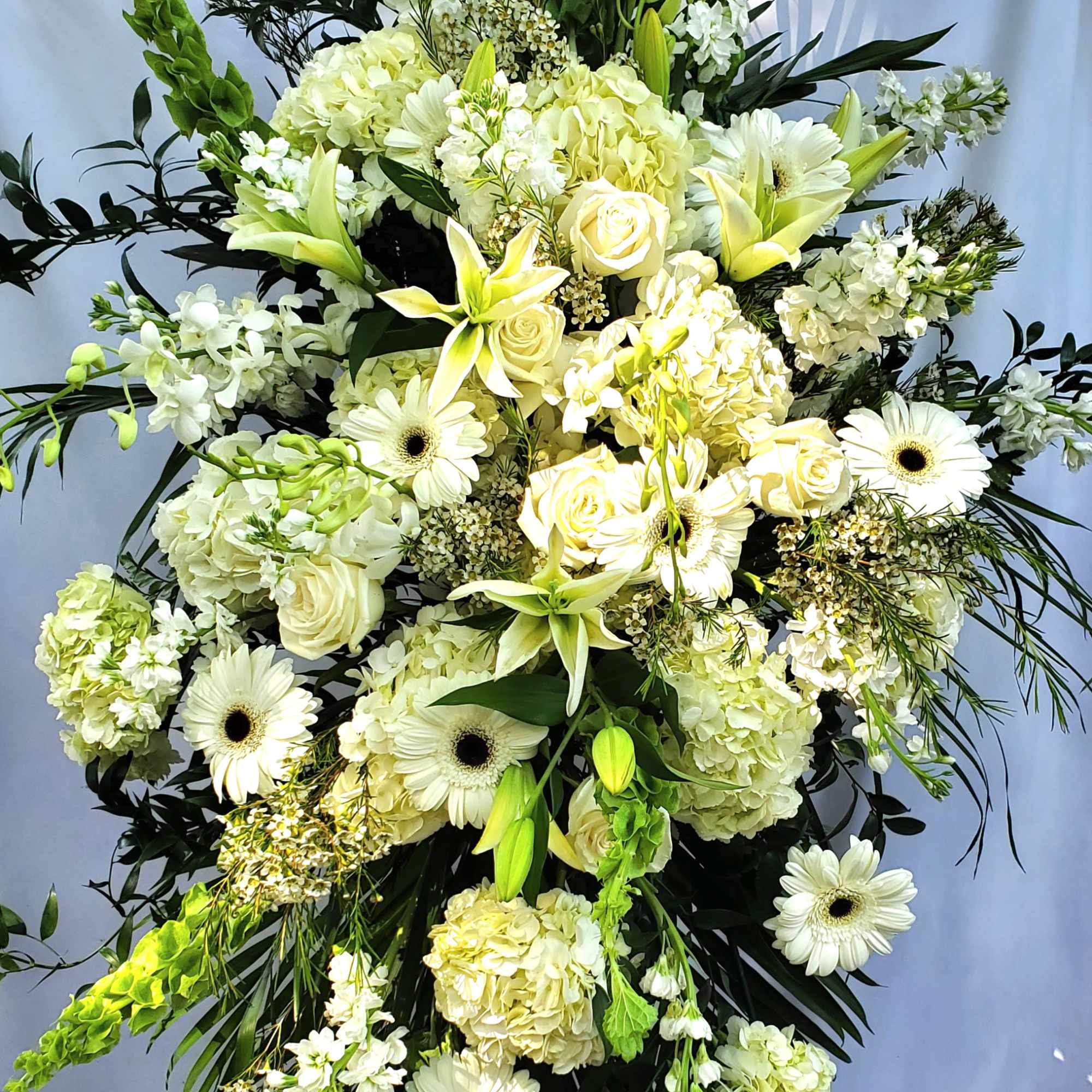 Shown in all white  but available in any color combination you