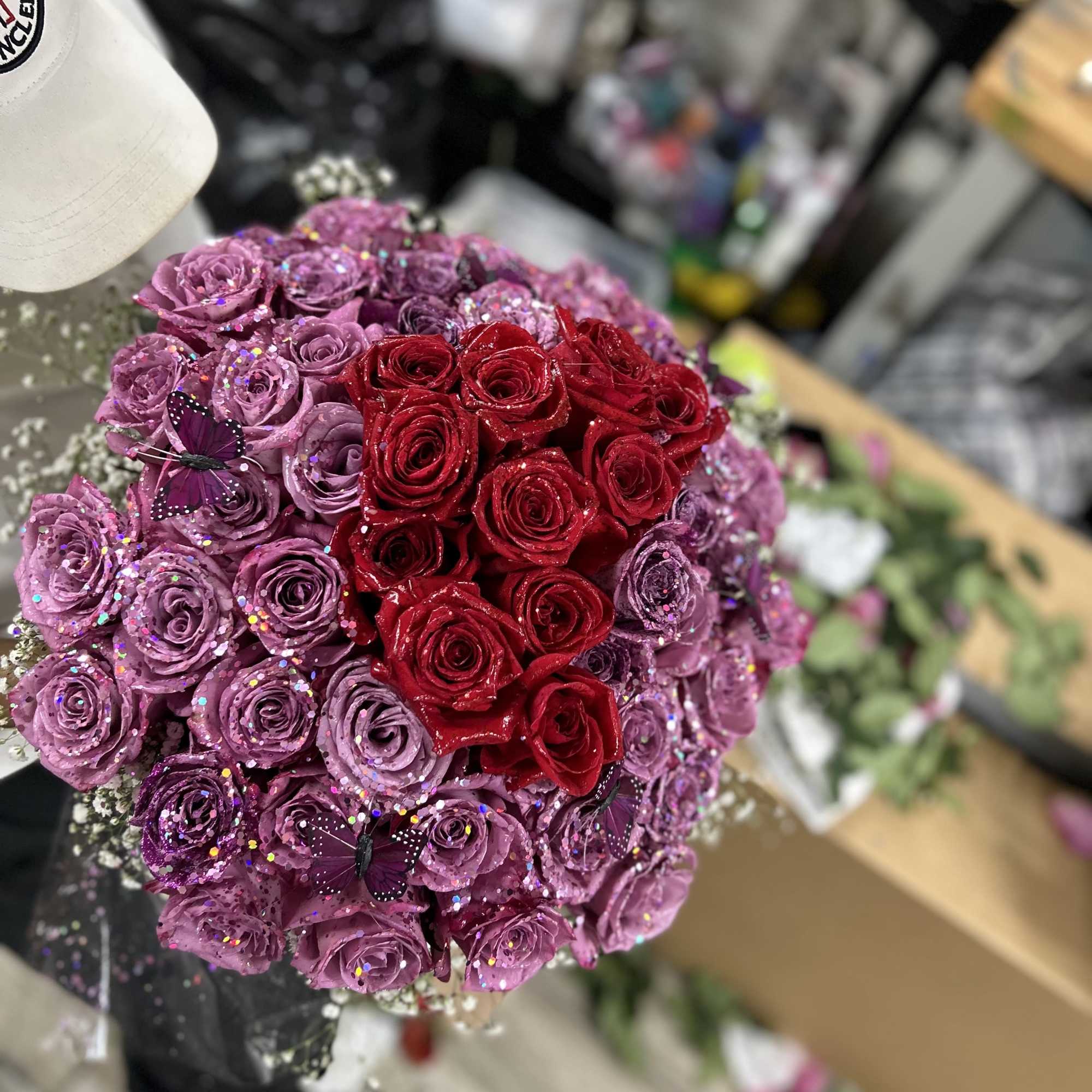 We make roses all colors with glitter, photo 3 of 17